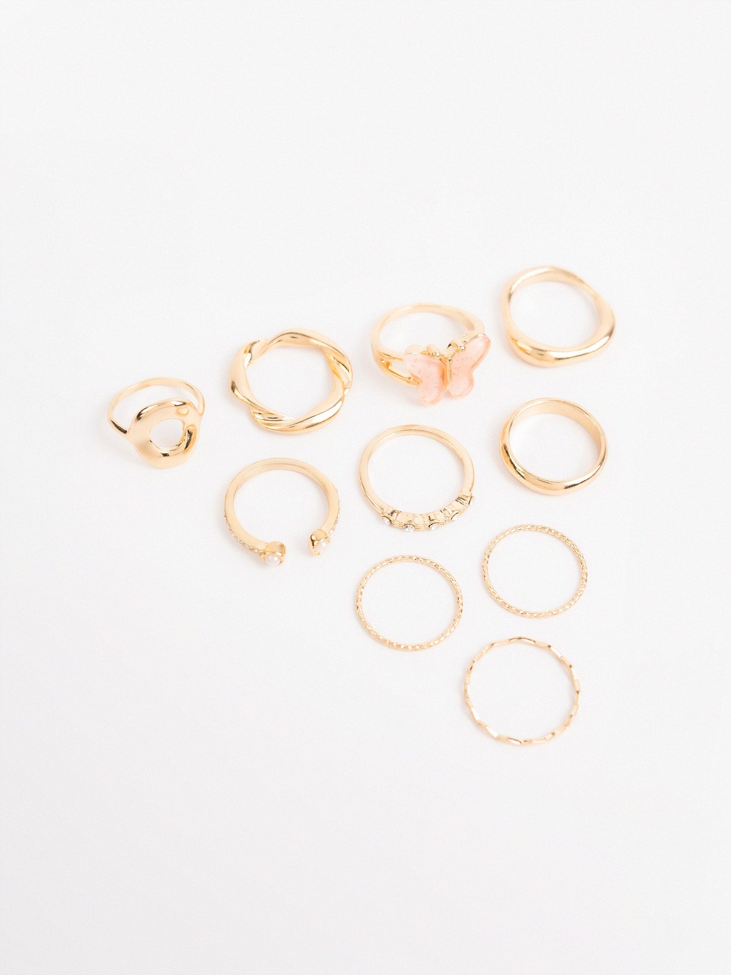 Butterfly Ring Set