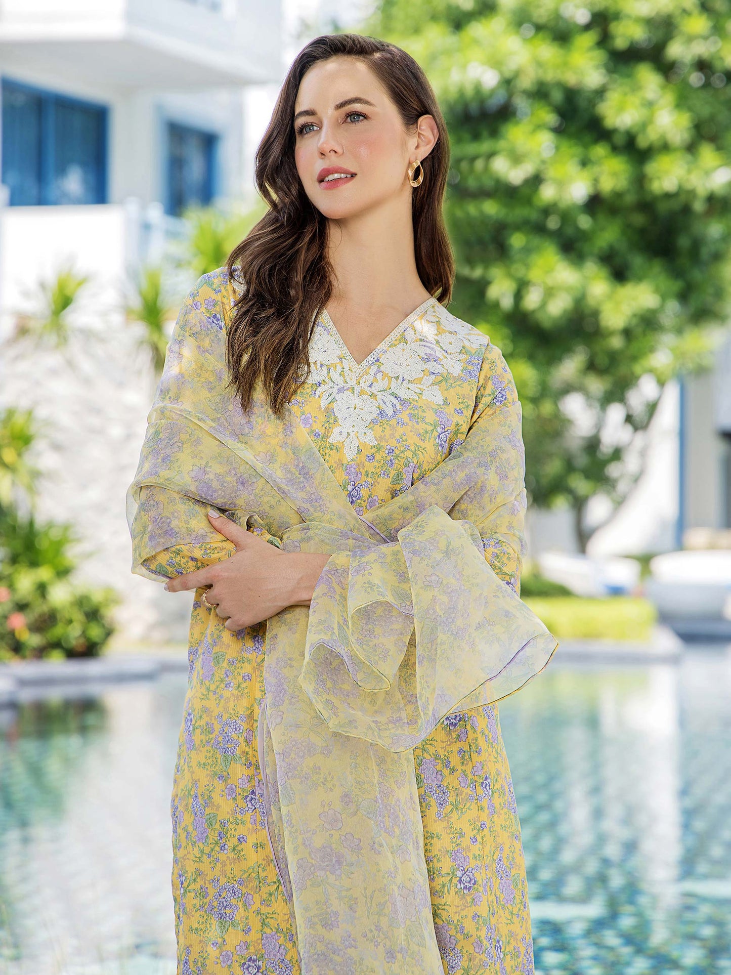 2 Piece Lawn Suit-Embroidered (Unstitched)