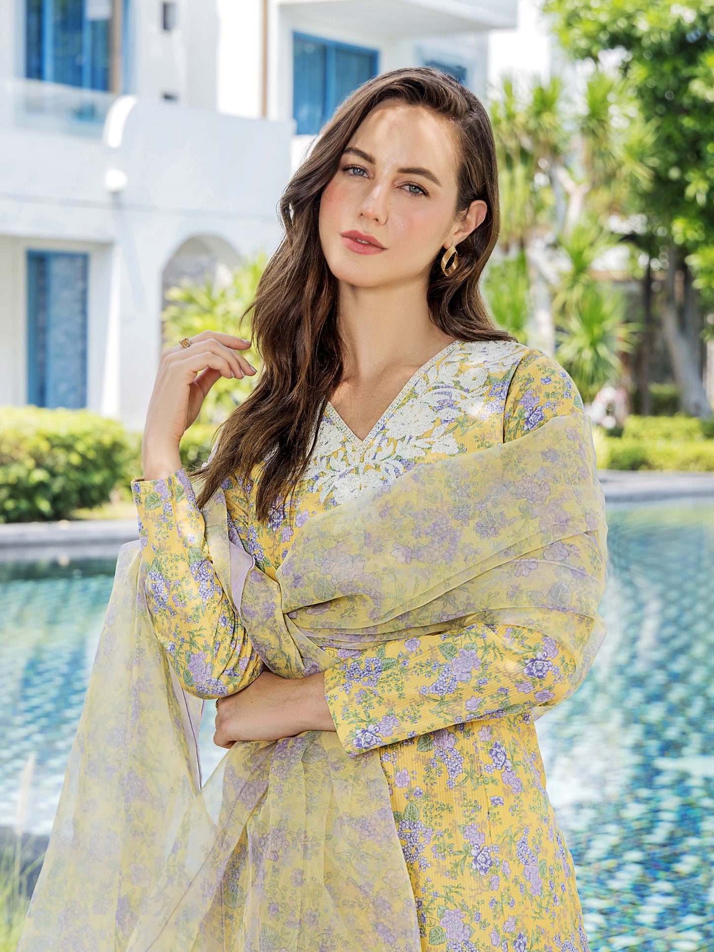 2 Piece Lawn Suit-Embroidered (Unstitched)