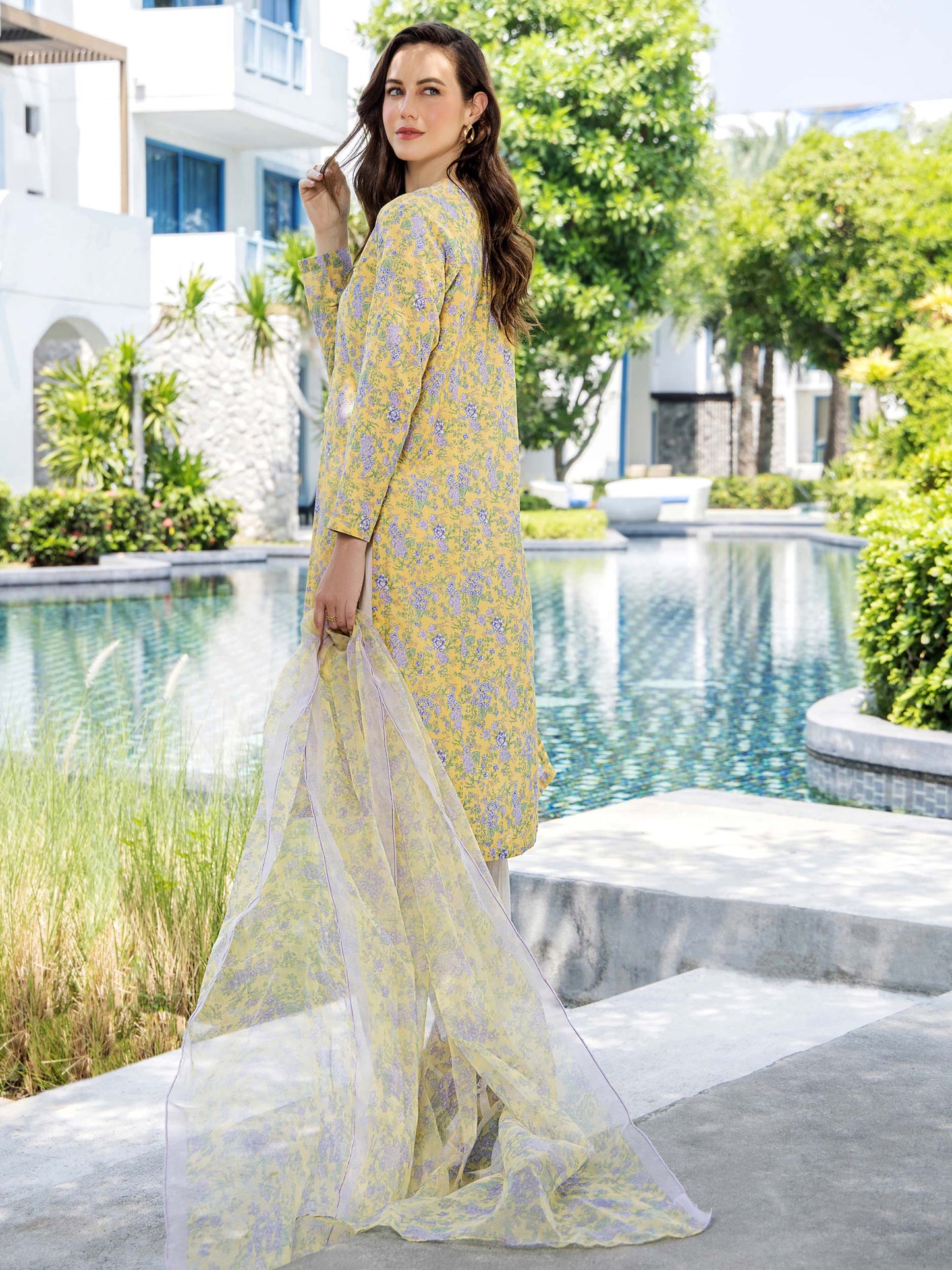 2 Piece Lawn Suit-Embroidered (Unstitched)
