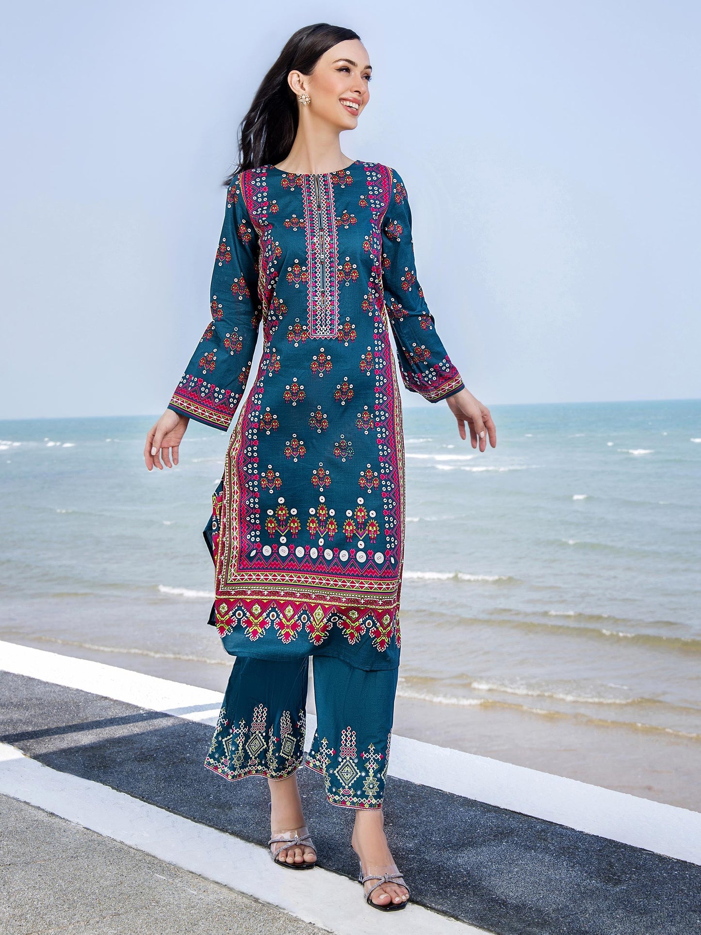 2 Piece Lawn Suit-Embroidered (Unstitched)