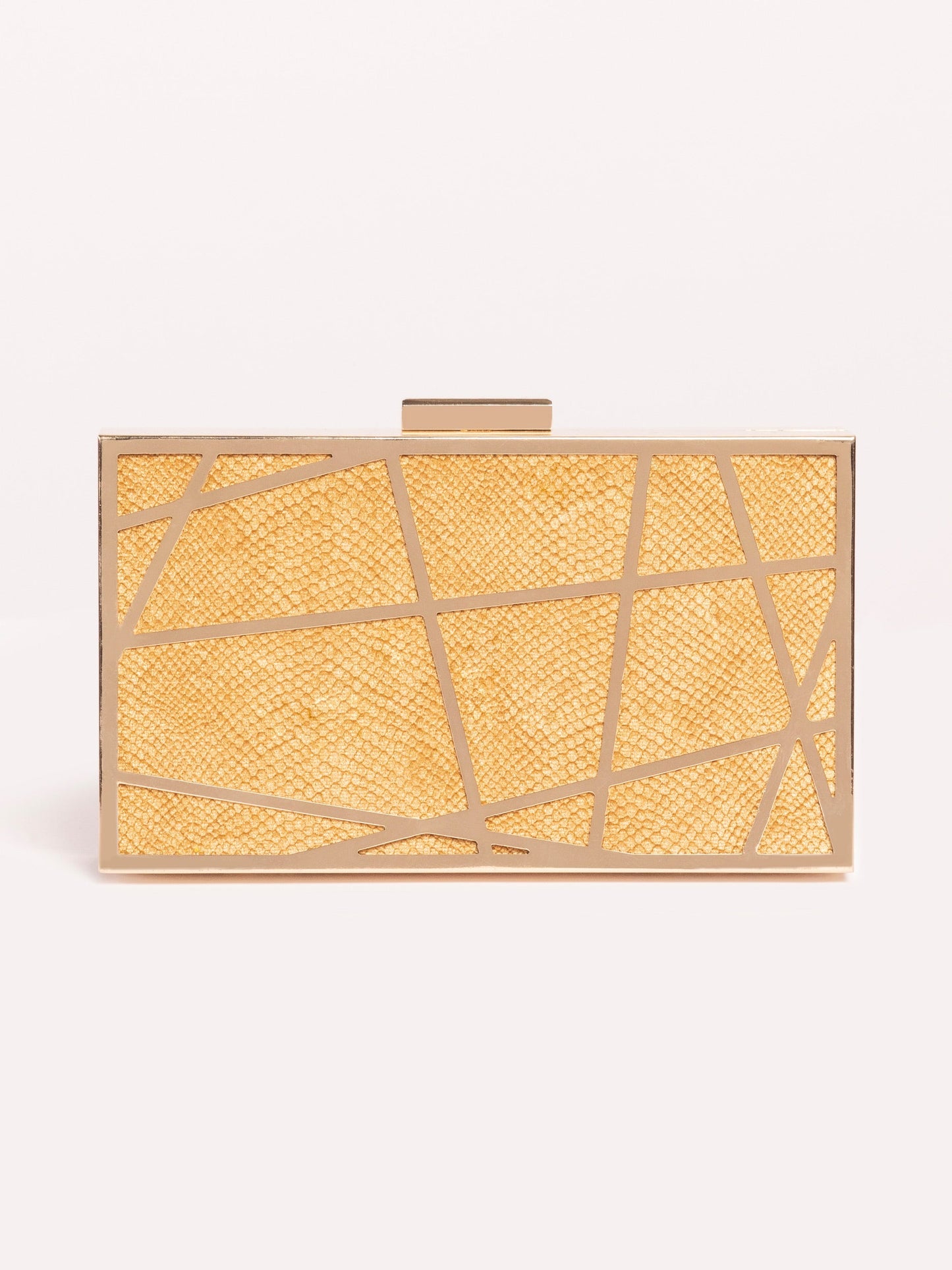 Metallic Box Clutch