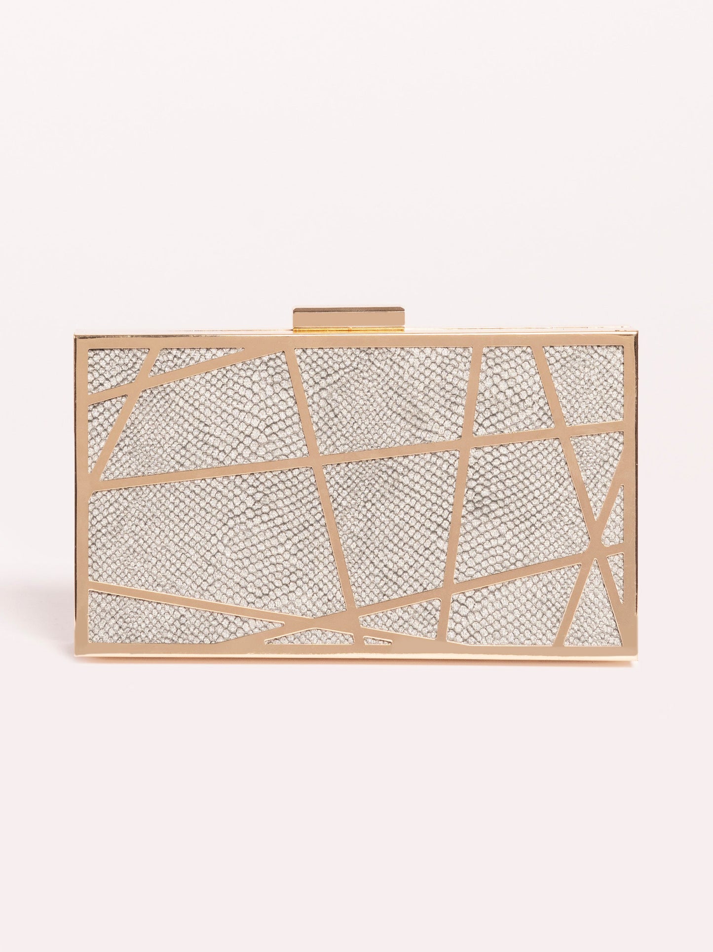 Metallic Box Clutch