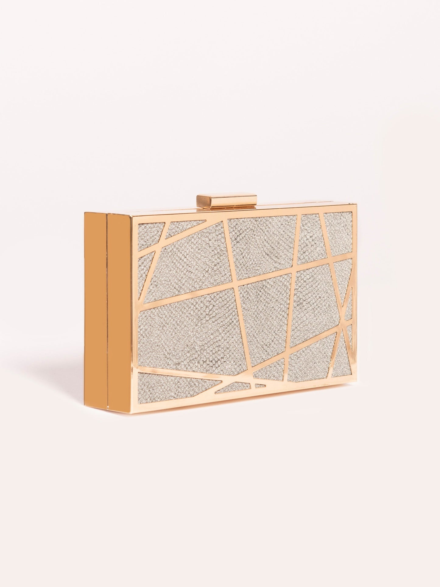 Metallic Box Clutch