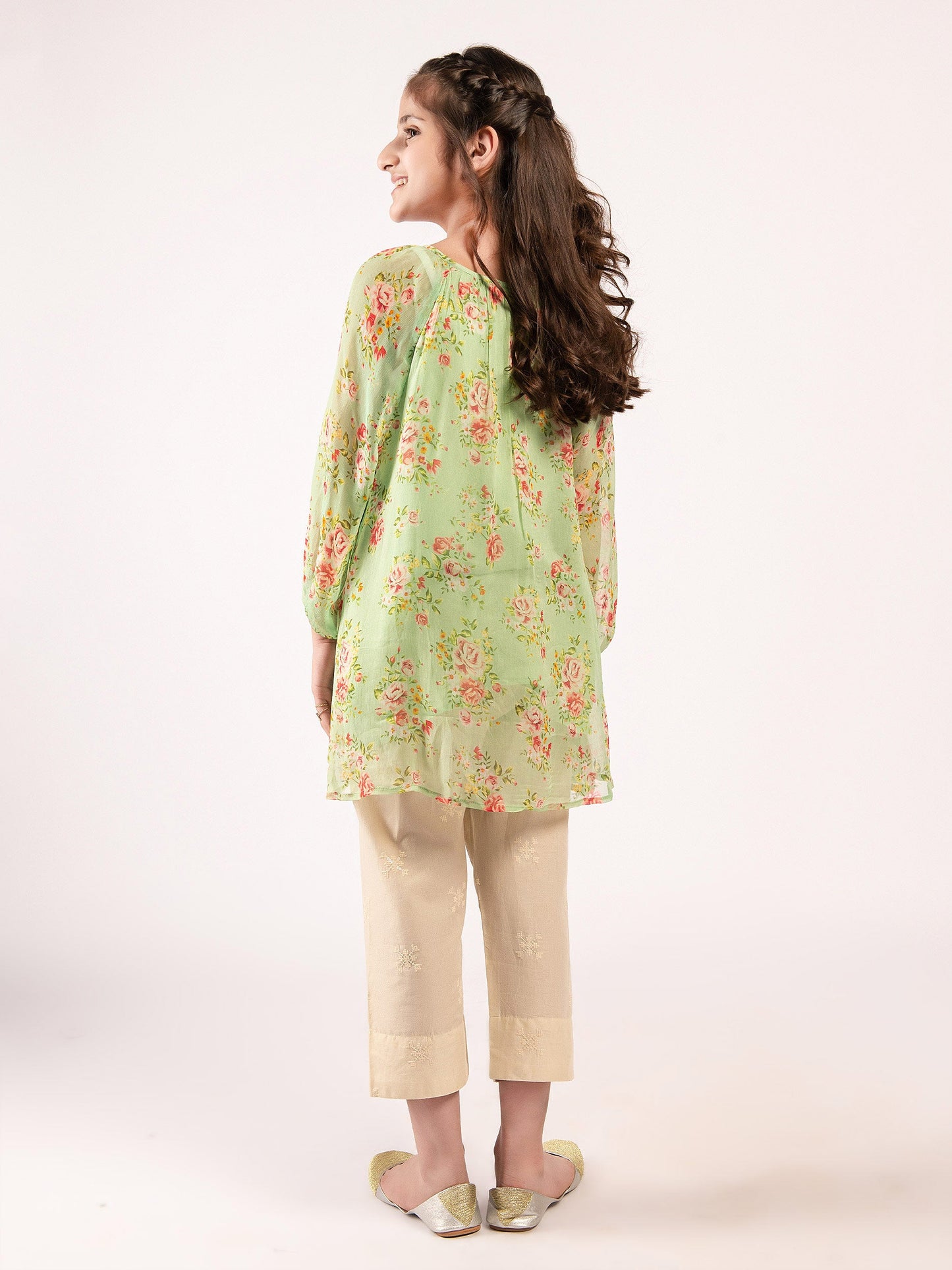 Printed Chiffon Top
