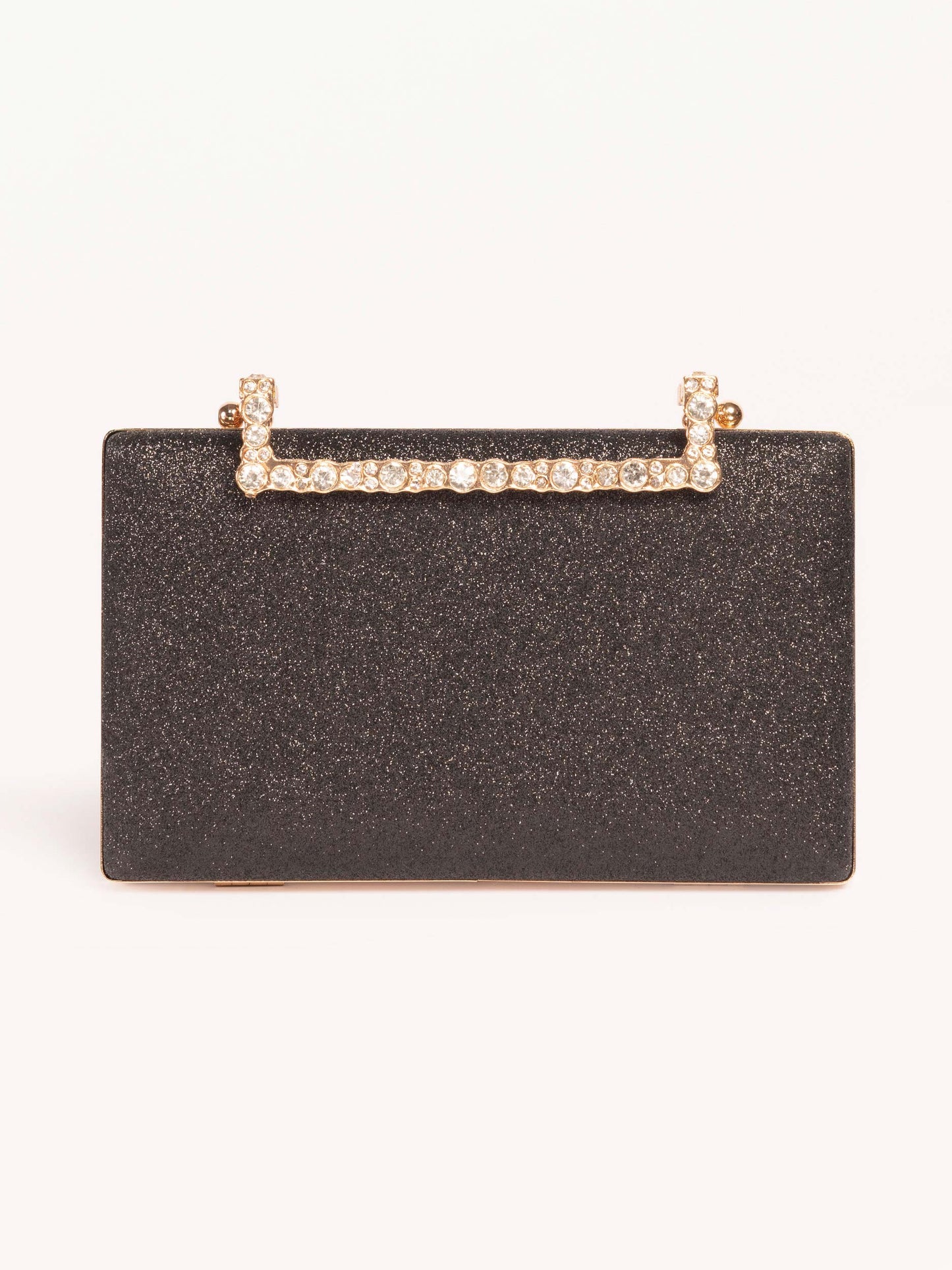 Embellished Metal Clutch