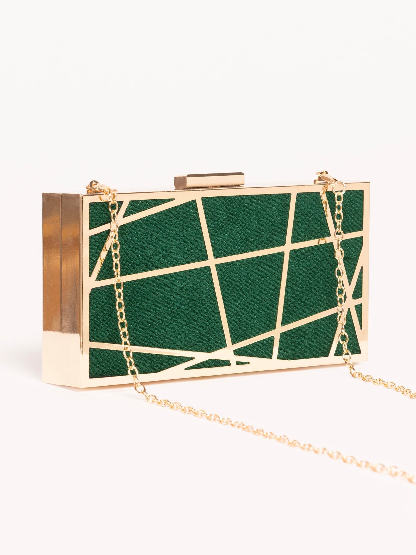Metallic Box Clutch