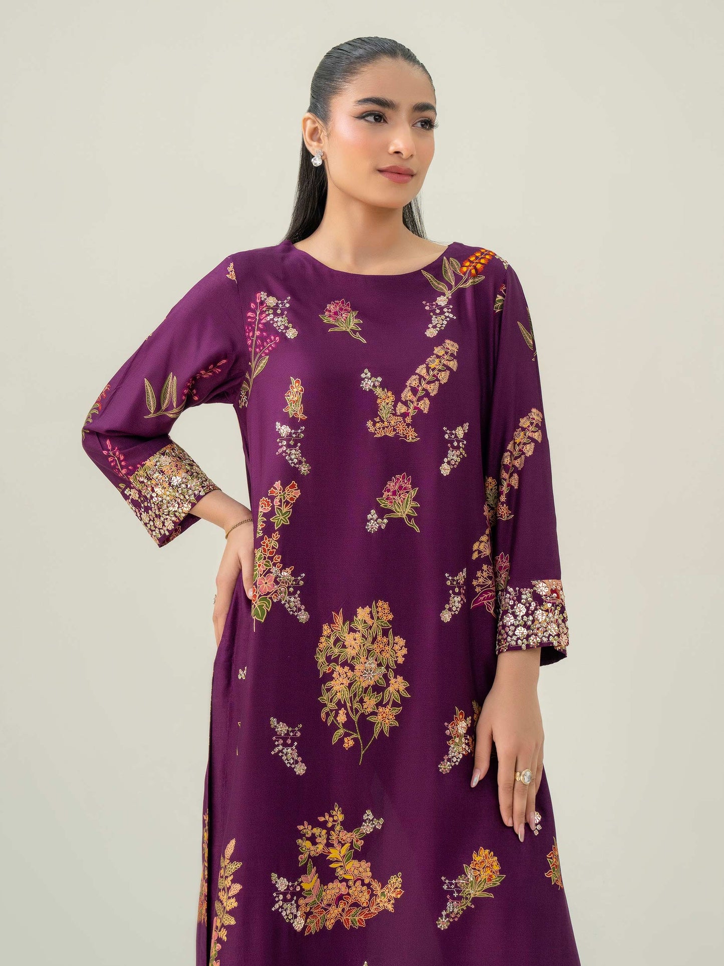 2 Piece Lawn Suit-Embroidered (Pret)