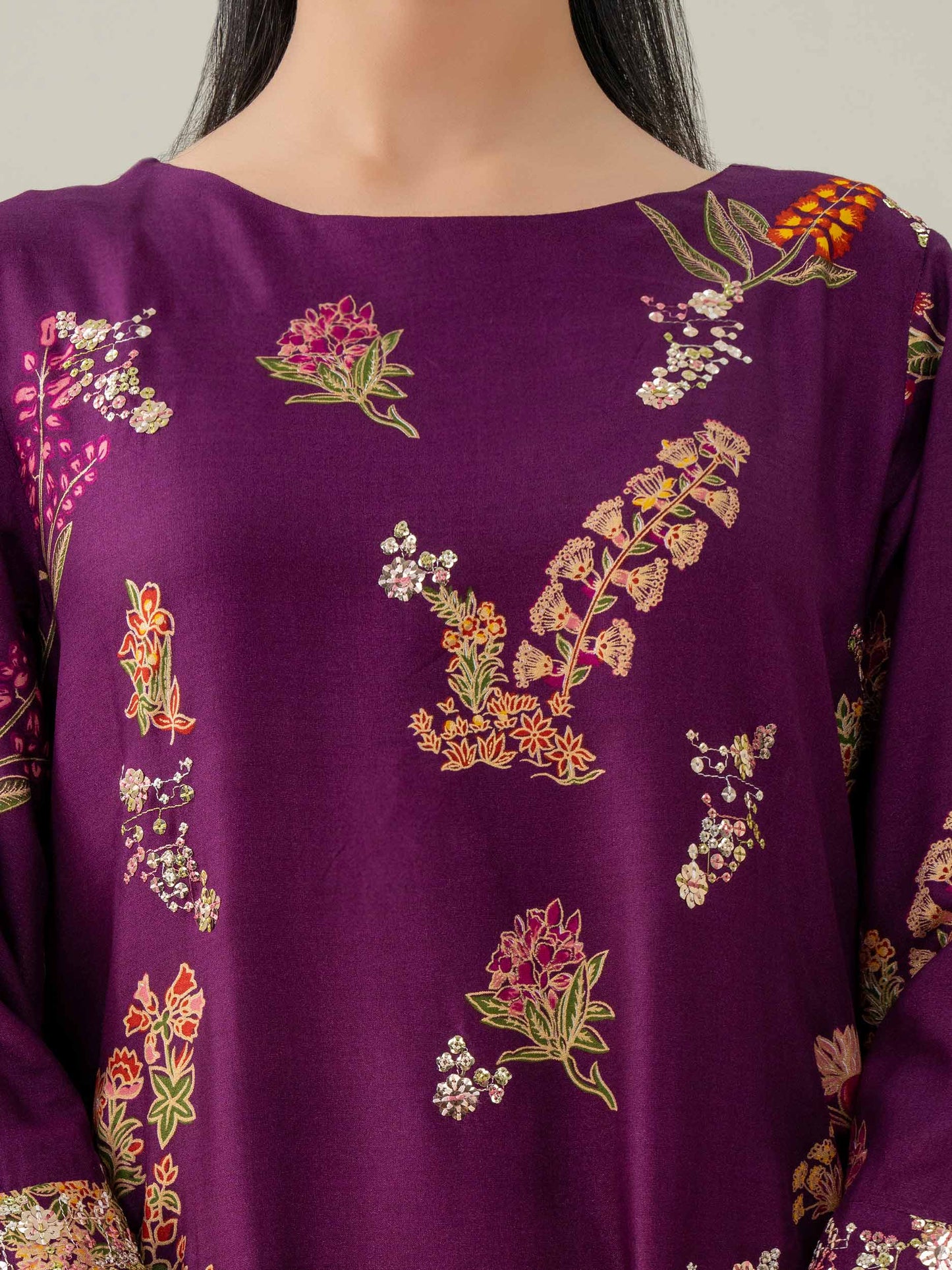 2 Piece Lawn Suit-Embroidered (Pret)