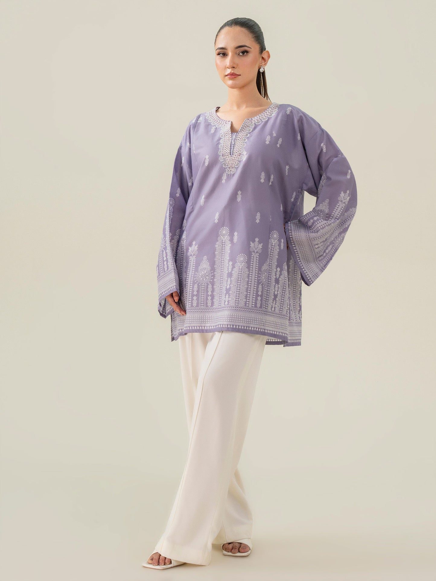 Lawn Kurti-Embroidered (Pret)
