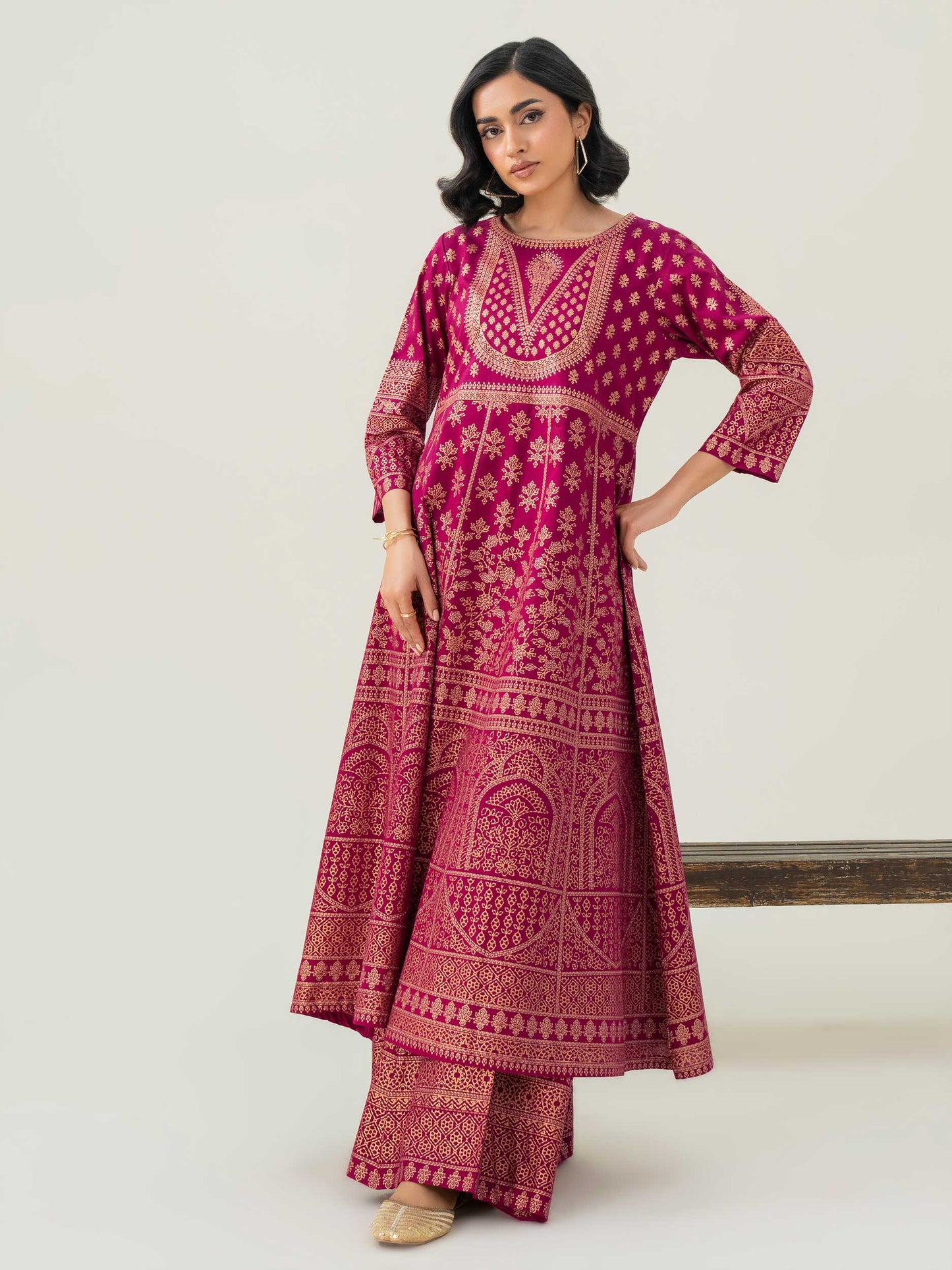 2 Piece Lawn Suit-Paste Print (Pret)