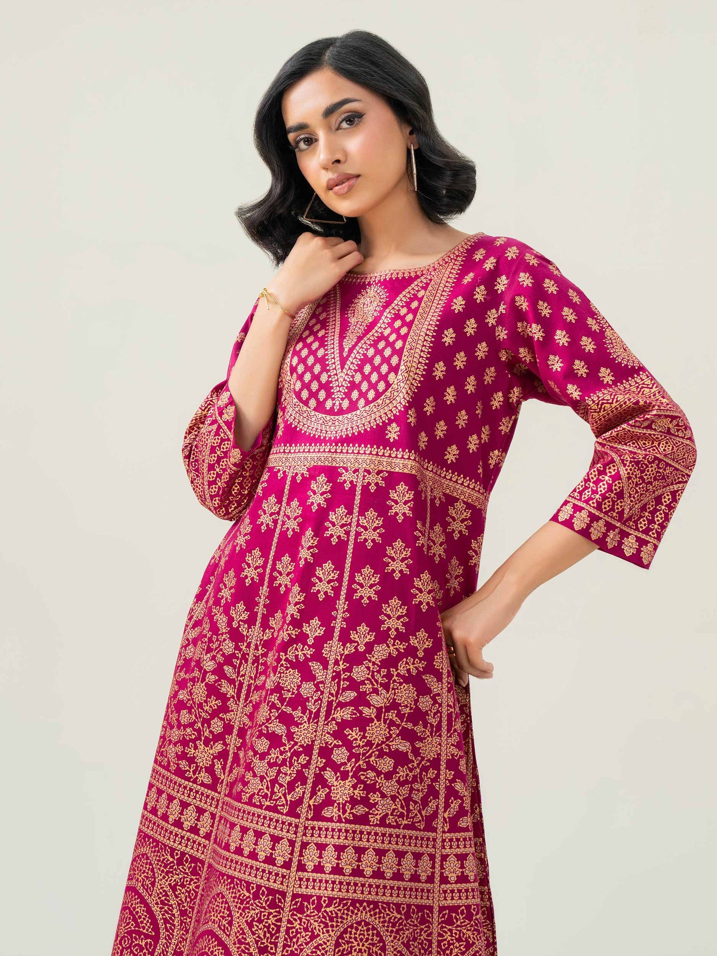 2 Piece Lawn Suit-Paste Print (Pret)