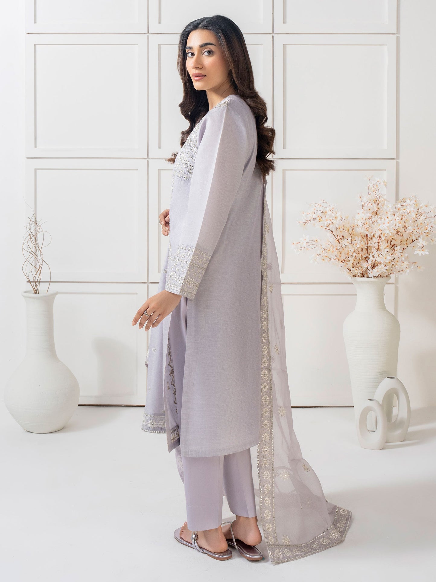3 Piece Missouri Suit-Embroidered (Pret)