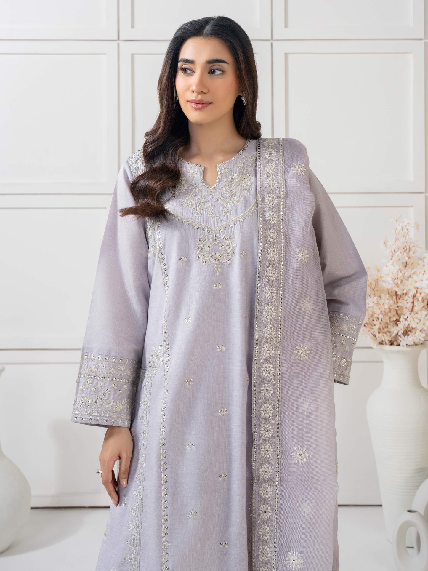 3 Piece Missouri Suit-Embroidered (Pret)