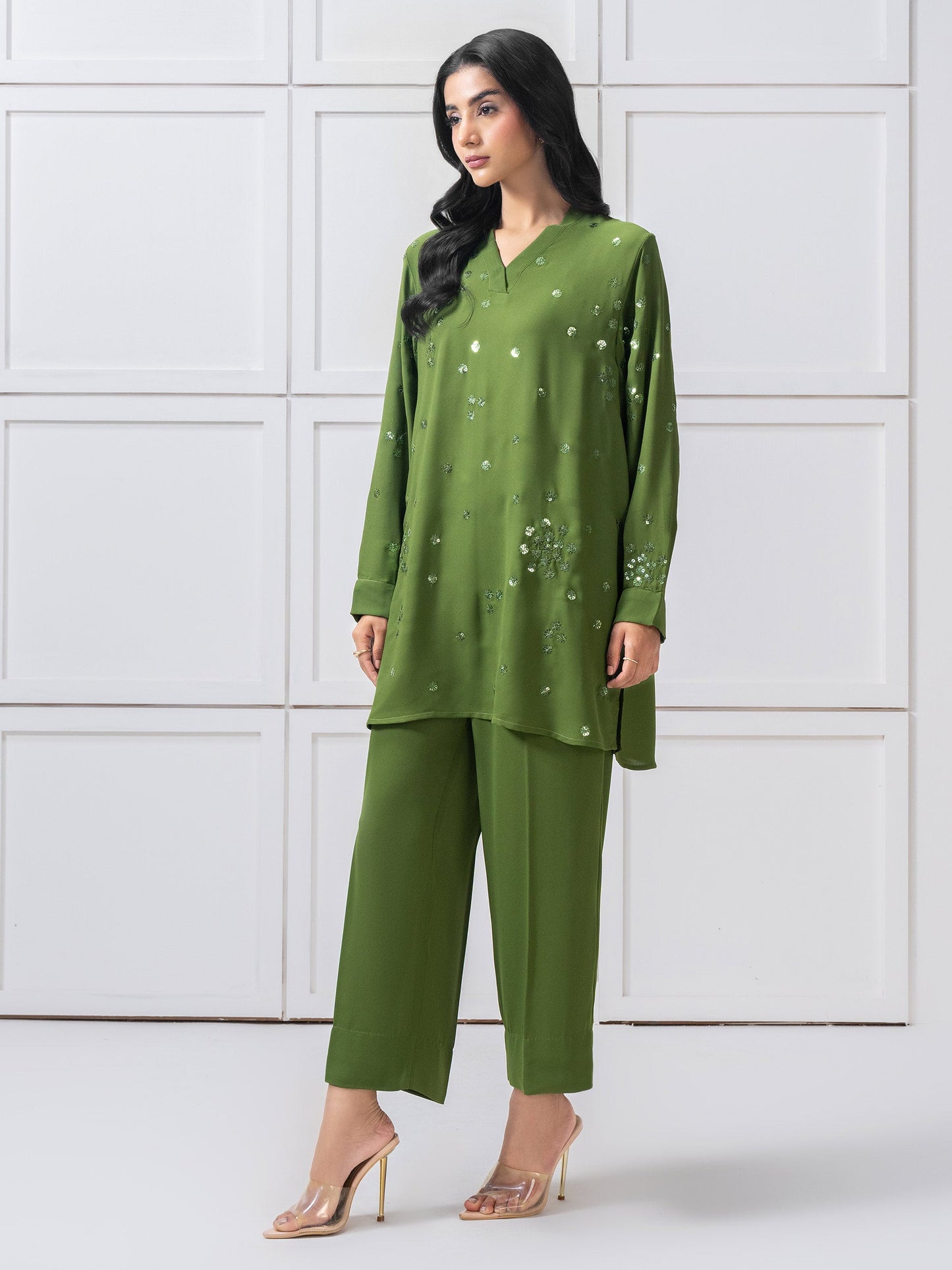 Grip Co-Ord Set-Embroidered (Pret)