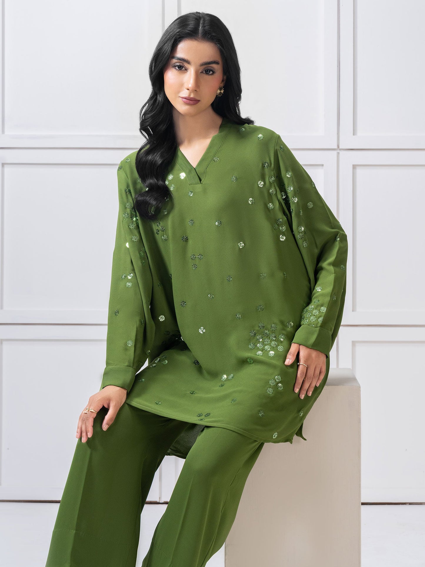 Grip Co-Ord Set-Embroidered (Pret)