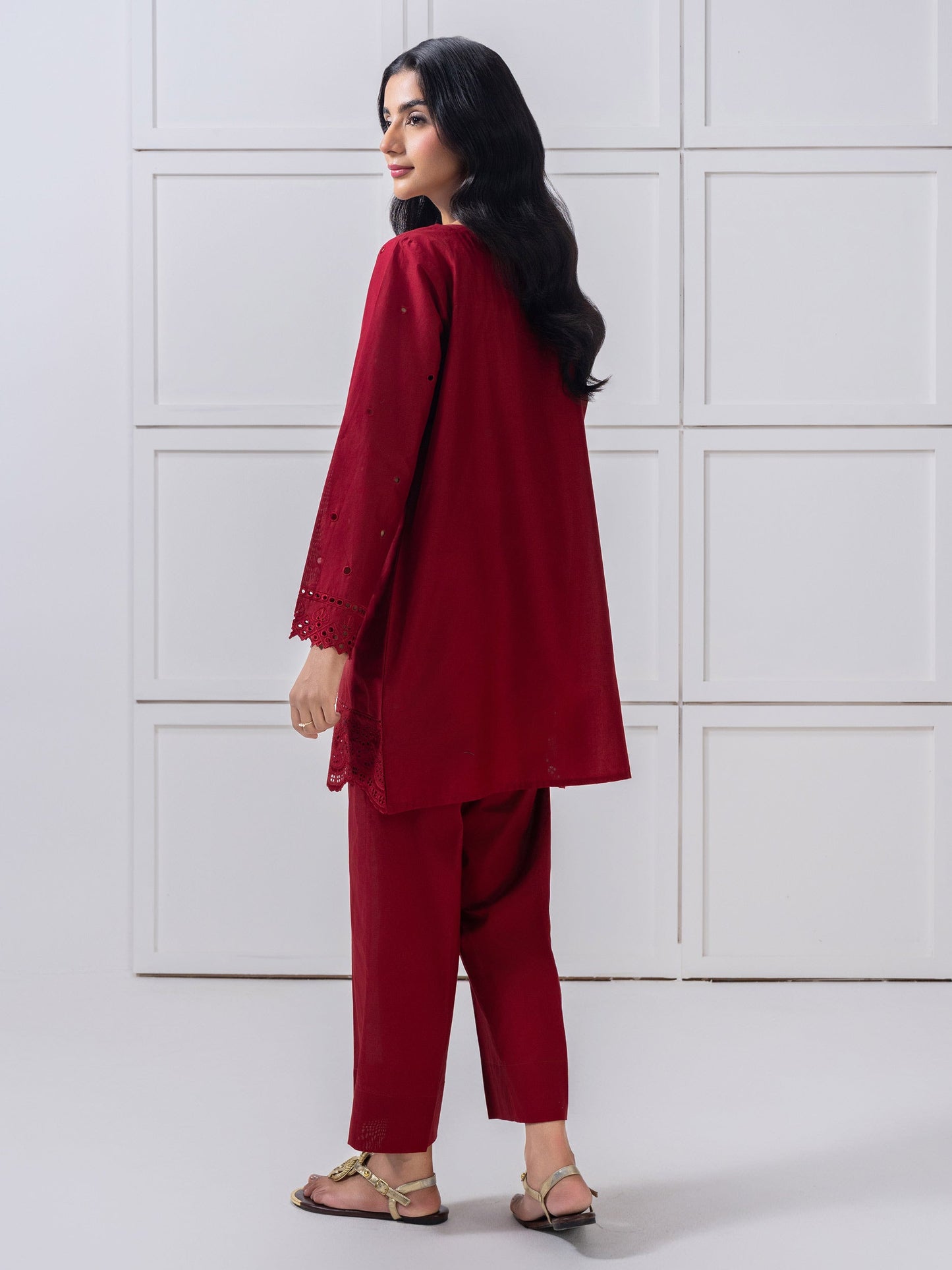 Lawn Co-Ord-Embroidered (Pret)