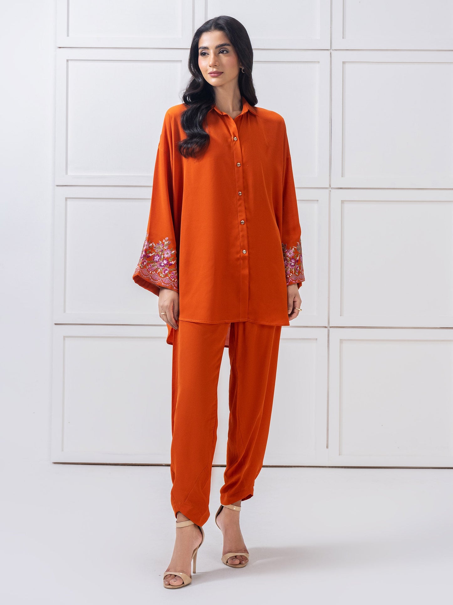 Grip Co-Ord Set-Embroidered (Pret)