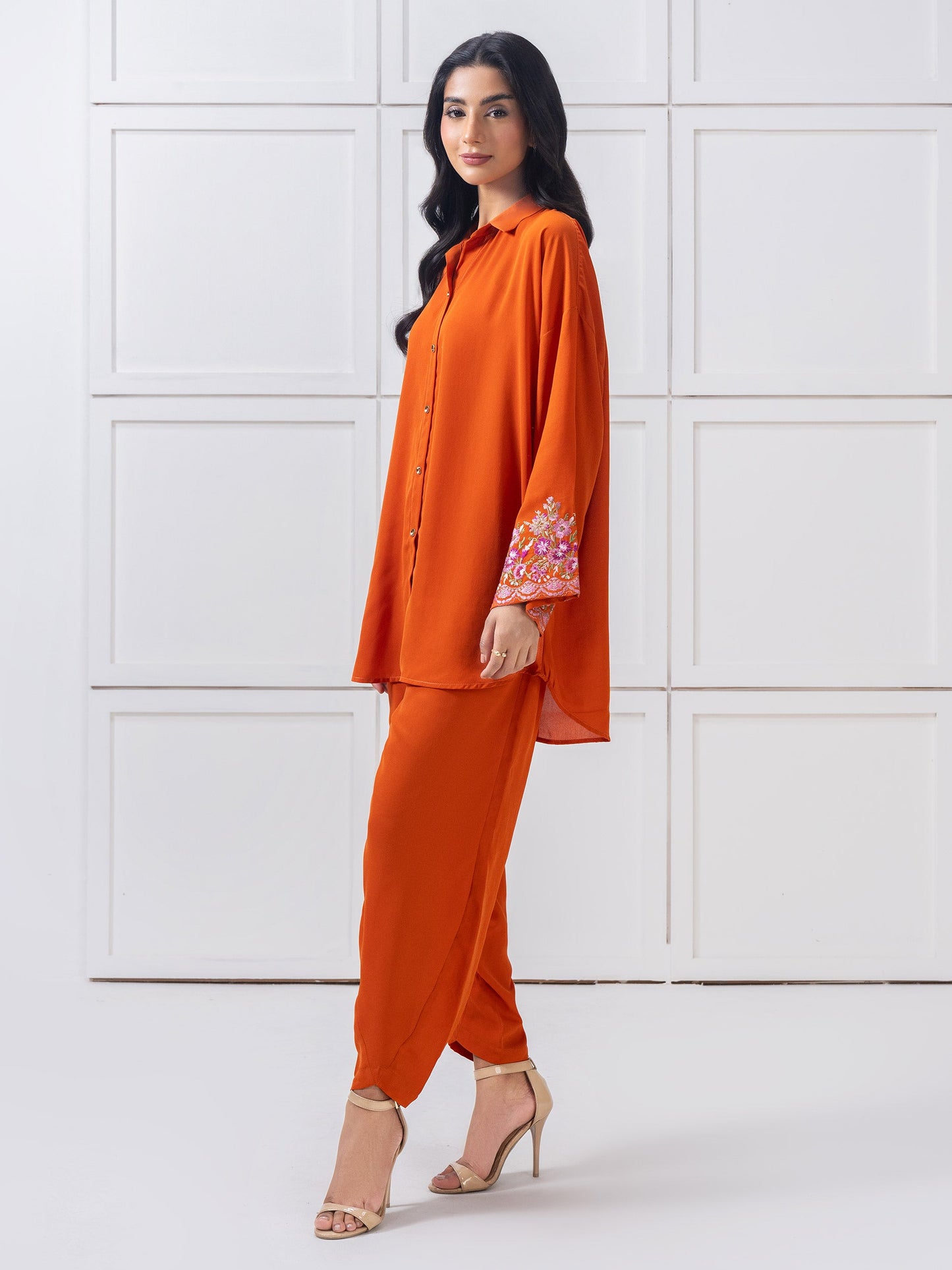 Grip Co-Ord Set-Embroidered (Pret)