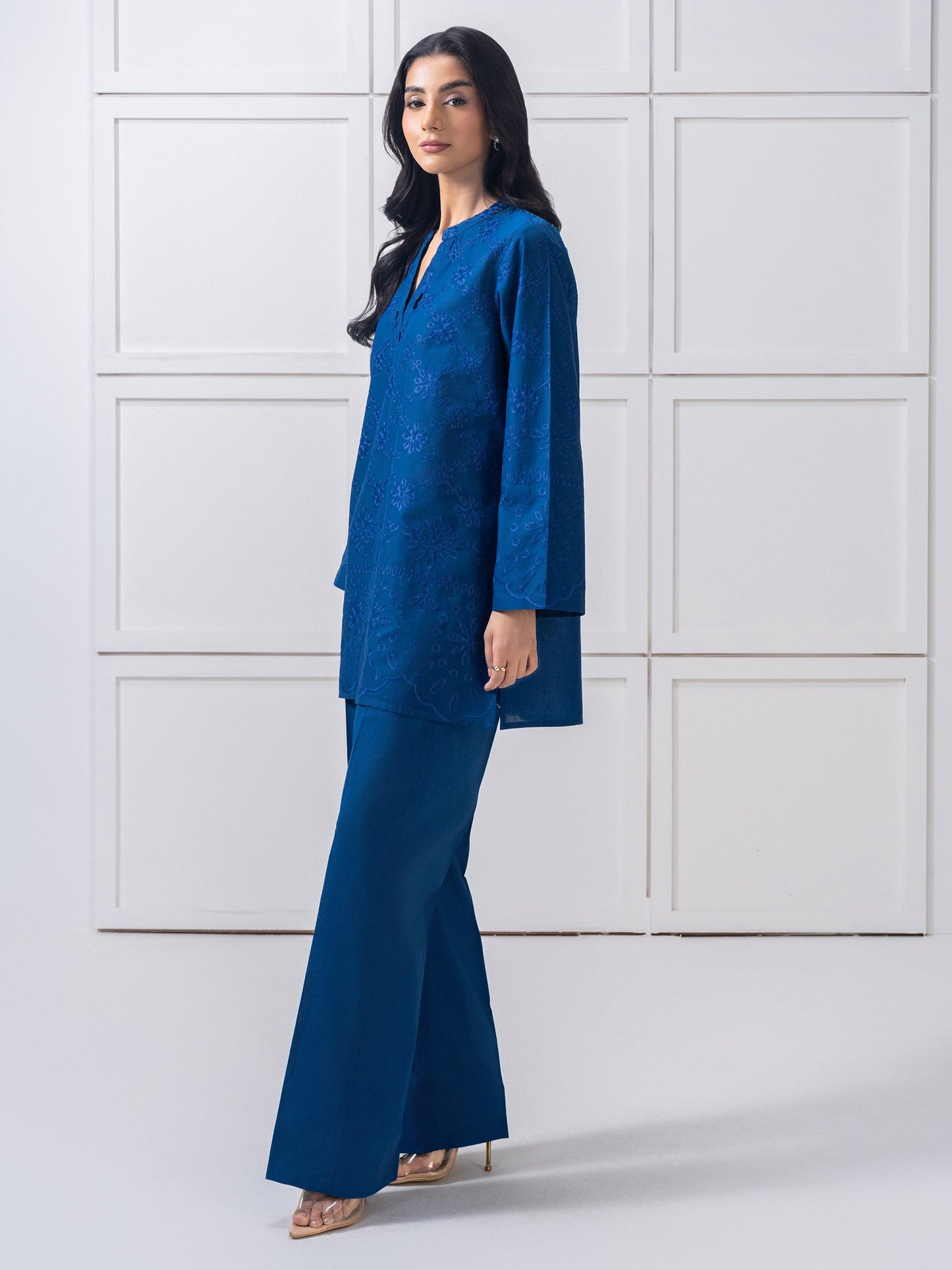 Lawn Co-Ord Set-Embroidered (Pret)