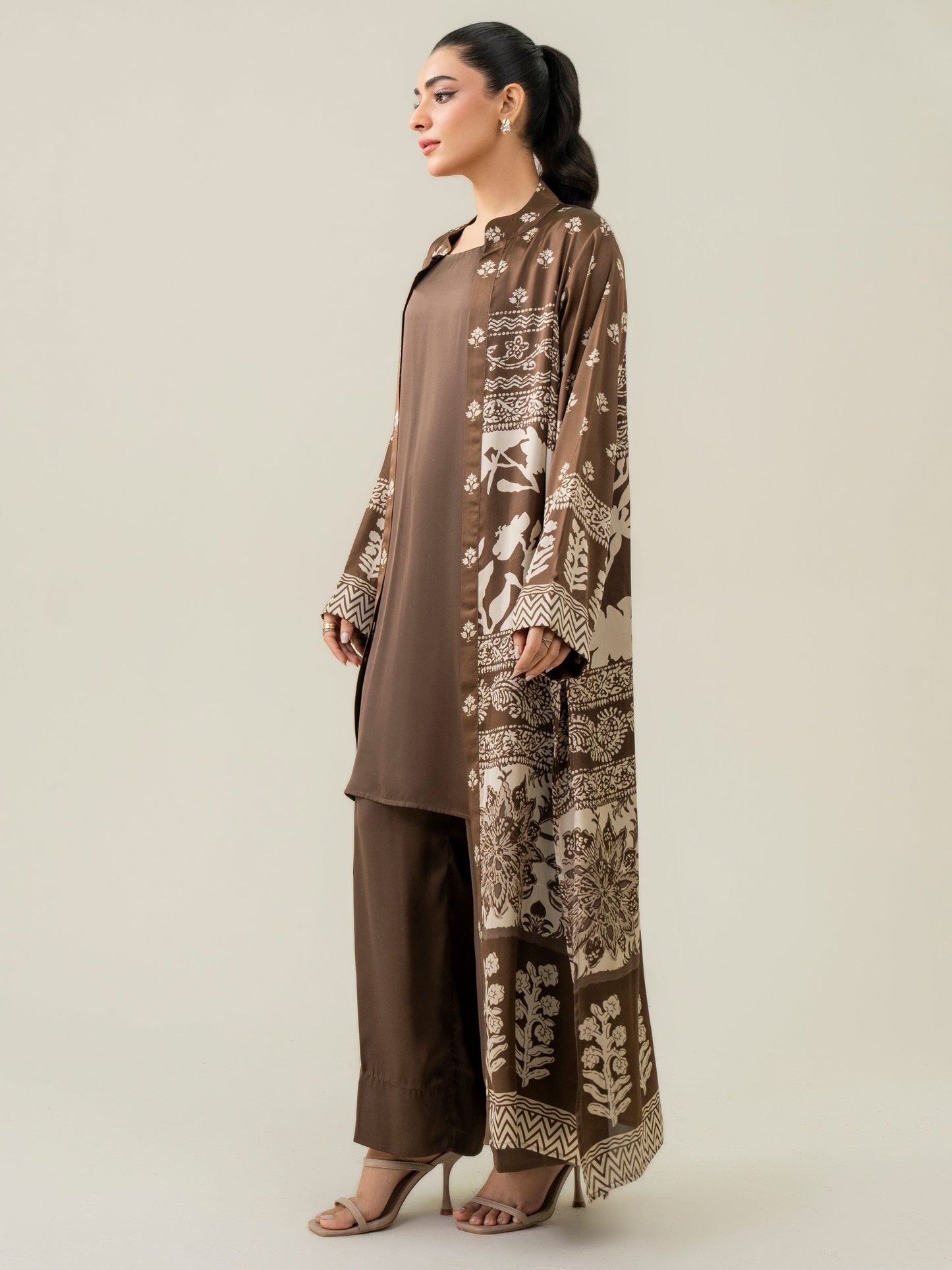 2 Piece Silk Suit-Printed (Pret)