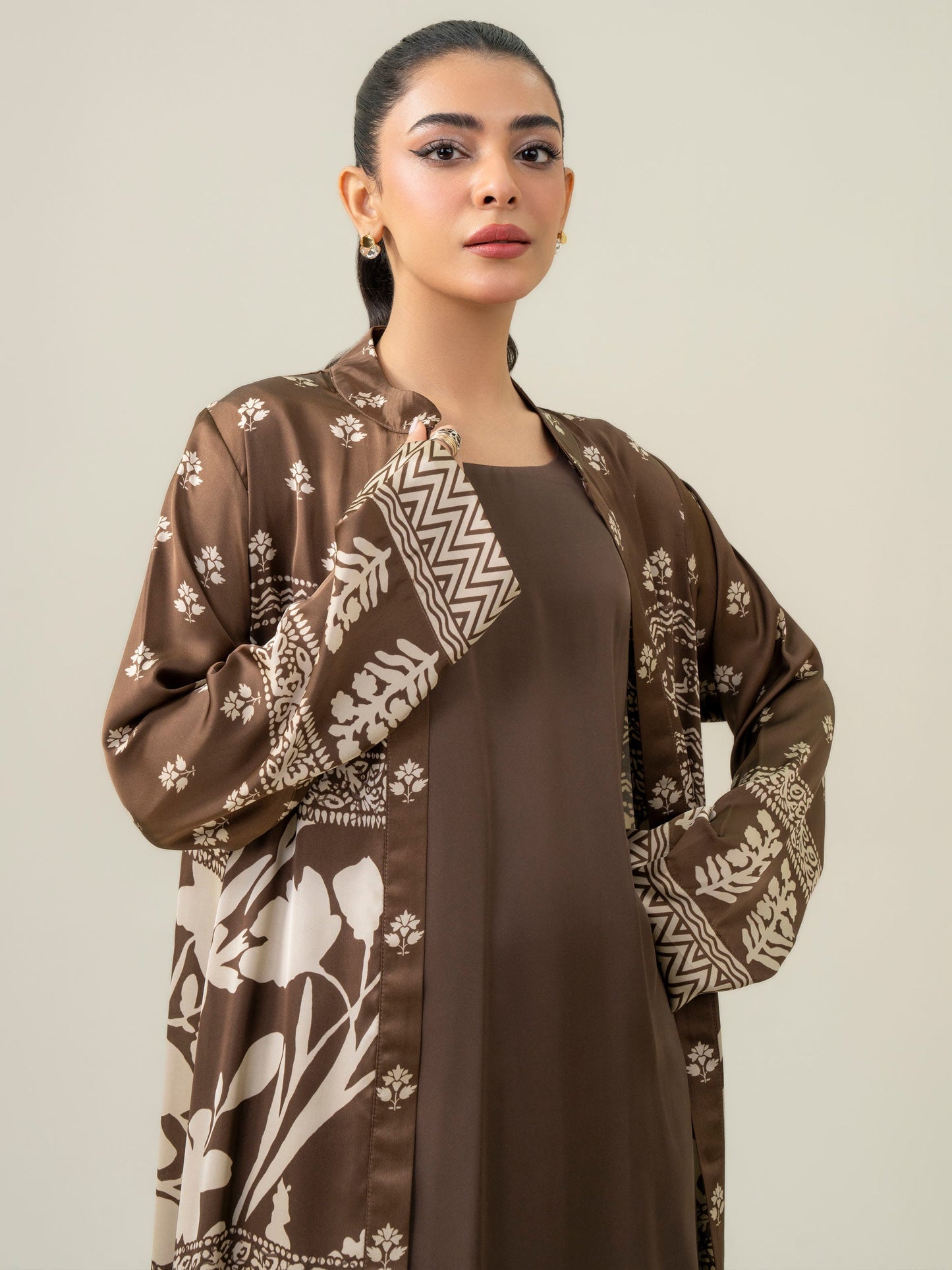 2 Piece Silk Suit-Printed (Pret)