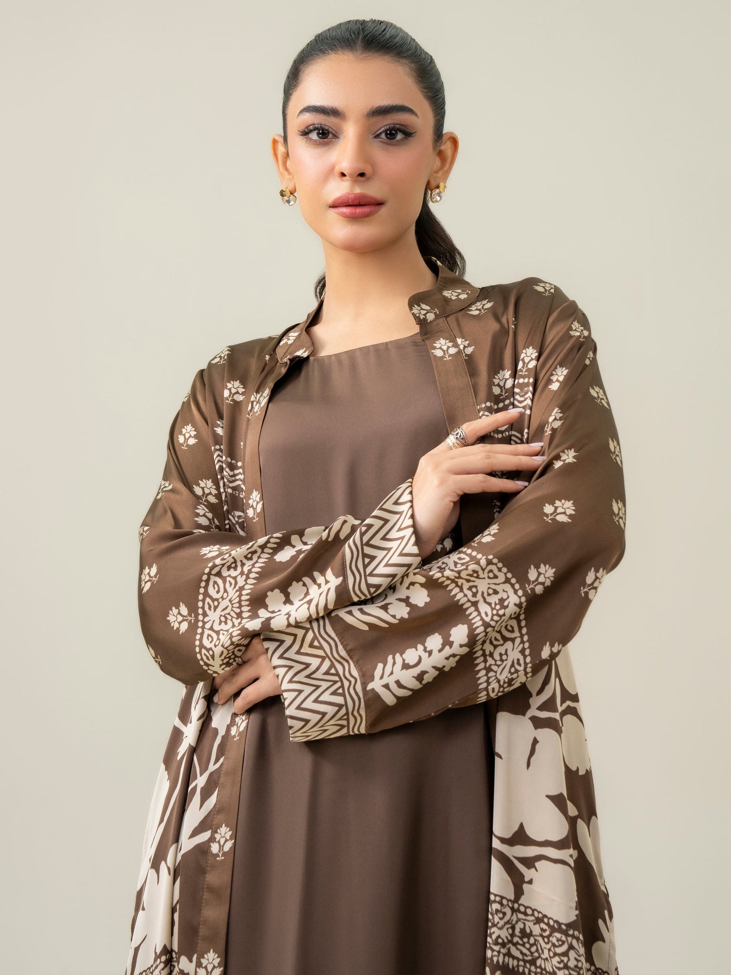 2 Piece Silk Suit-Printed (Pret)