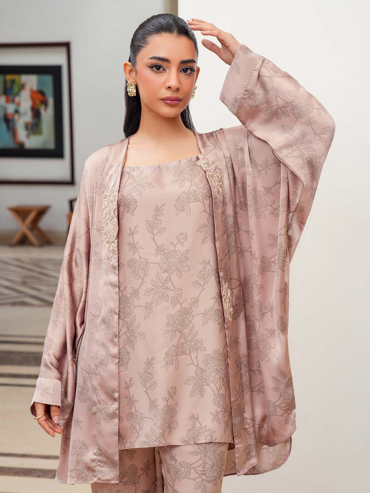 2 Piece Silk Co-ord Set