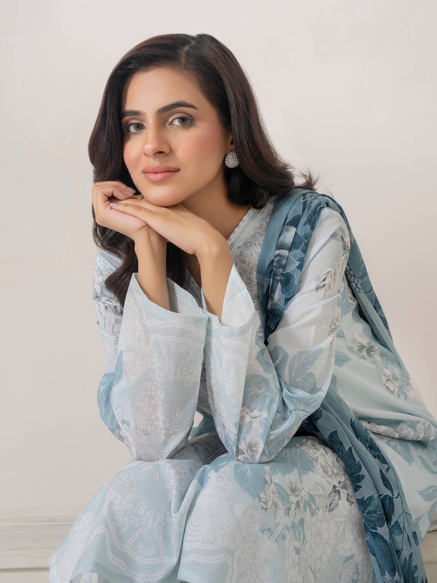 3 Piece Lawn Suit-Embroidered (Pret)