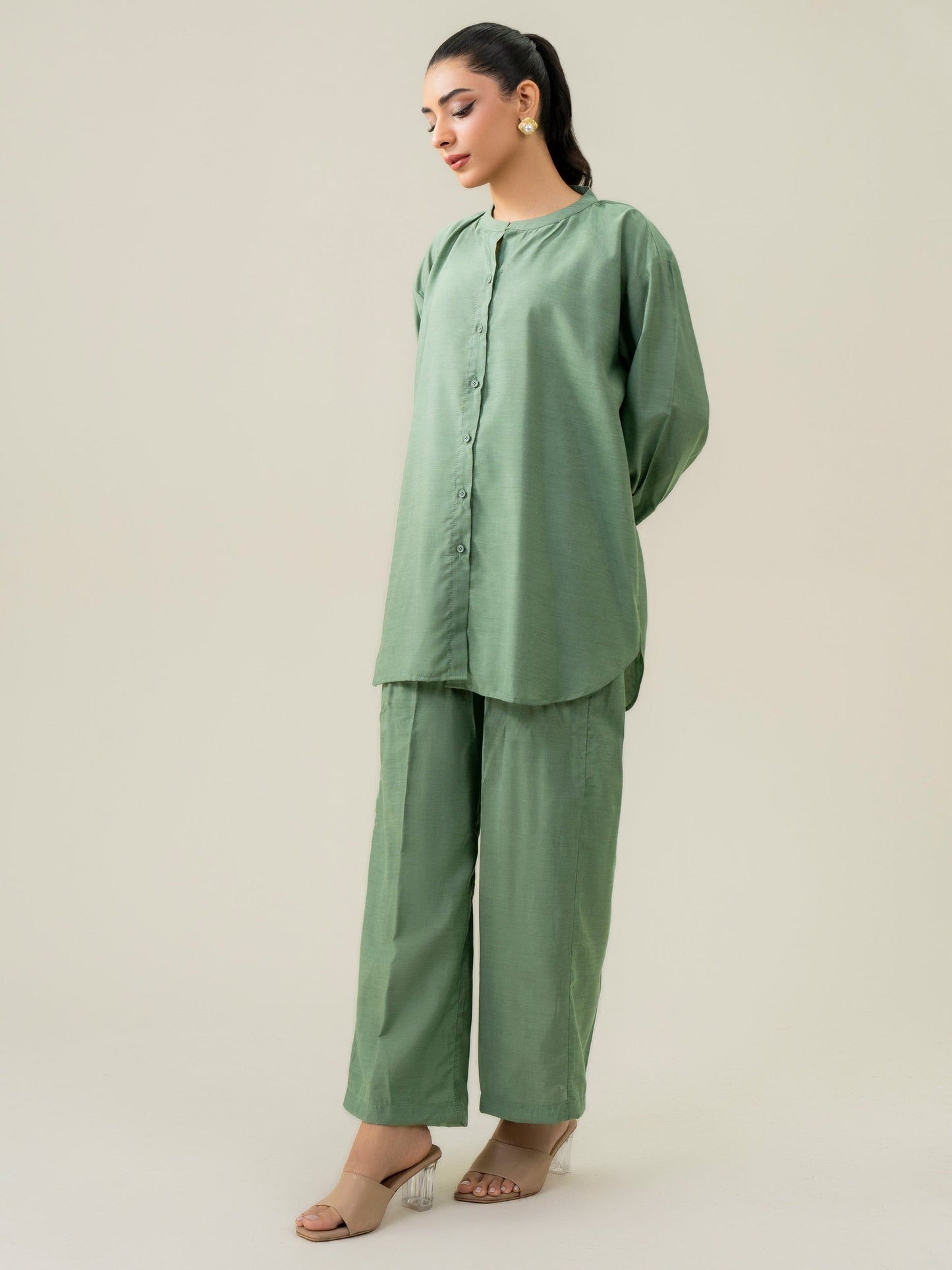 Silk Co-ord Set-Dyed (Pret)