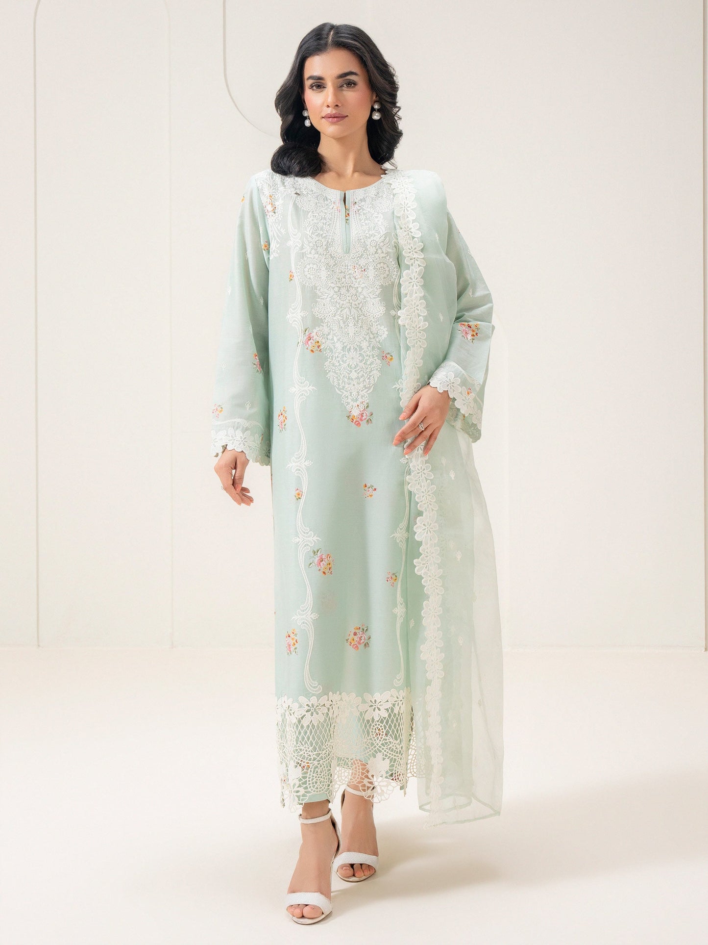 3 Piece Lawn Suit-Embroidered (Pret)