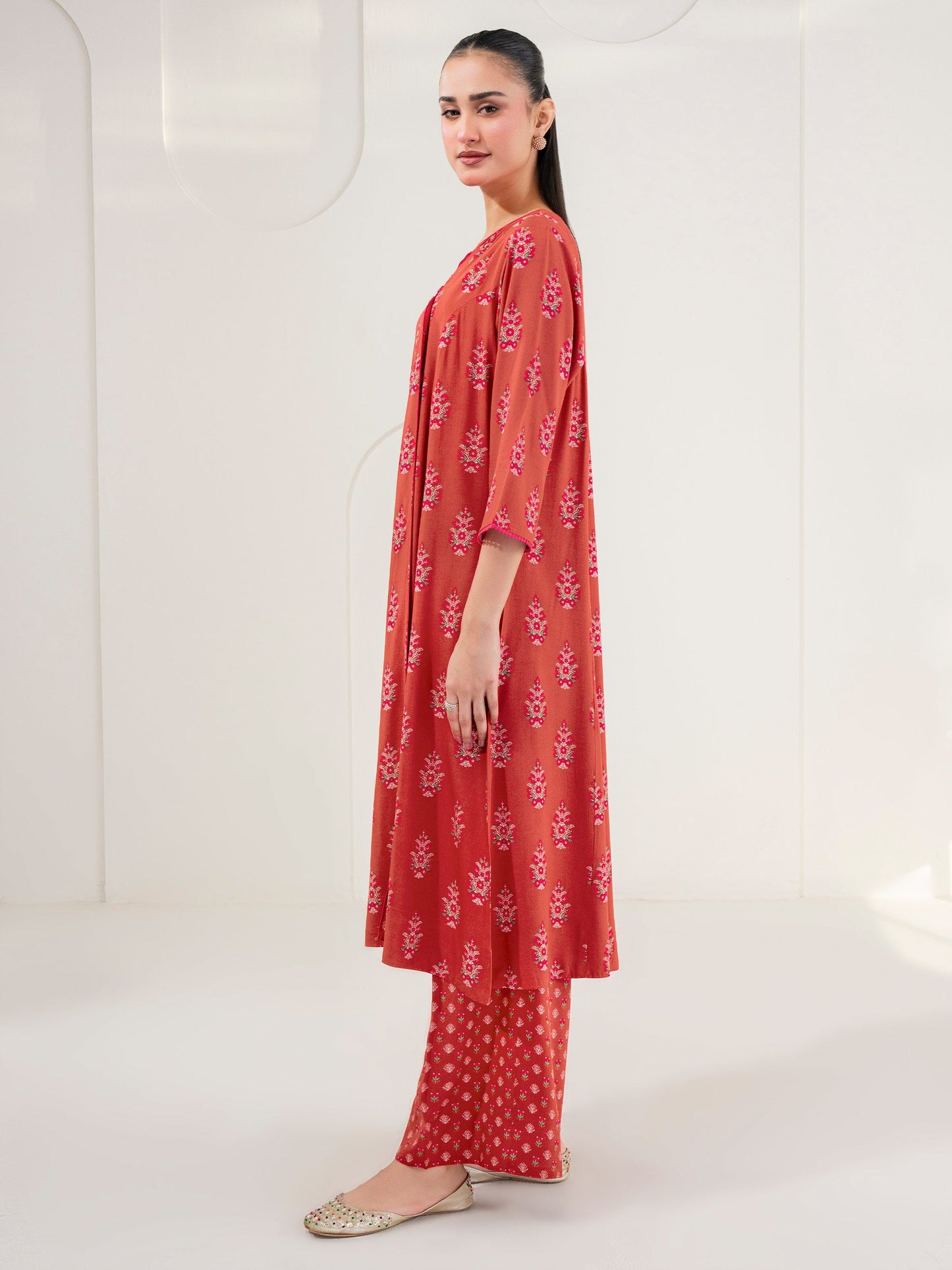 2 Piece Linen Suit-Printed (Pret)