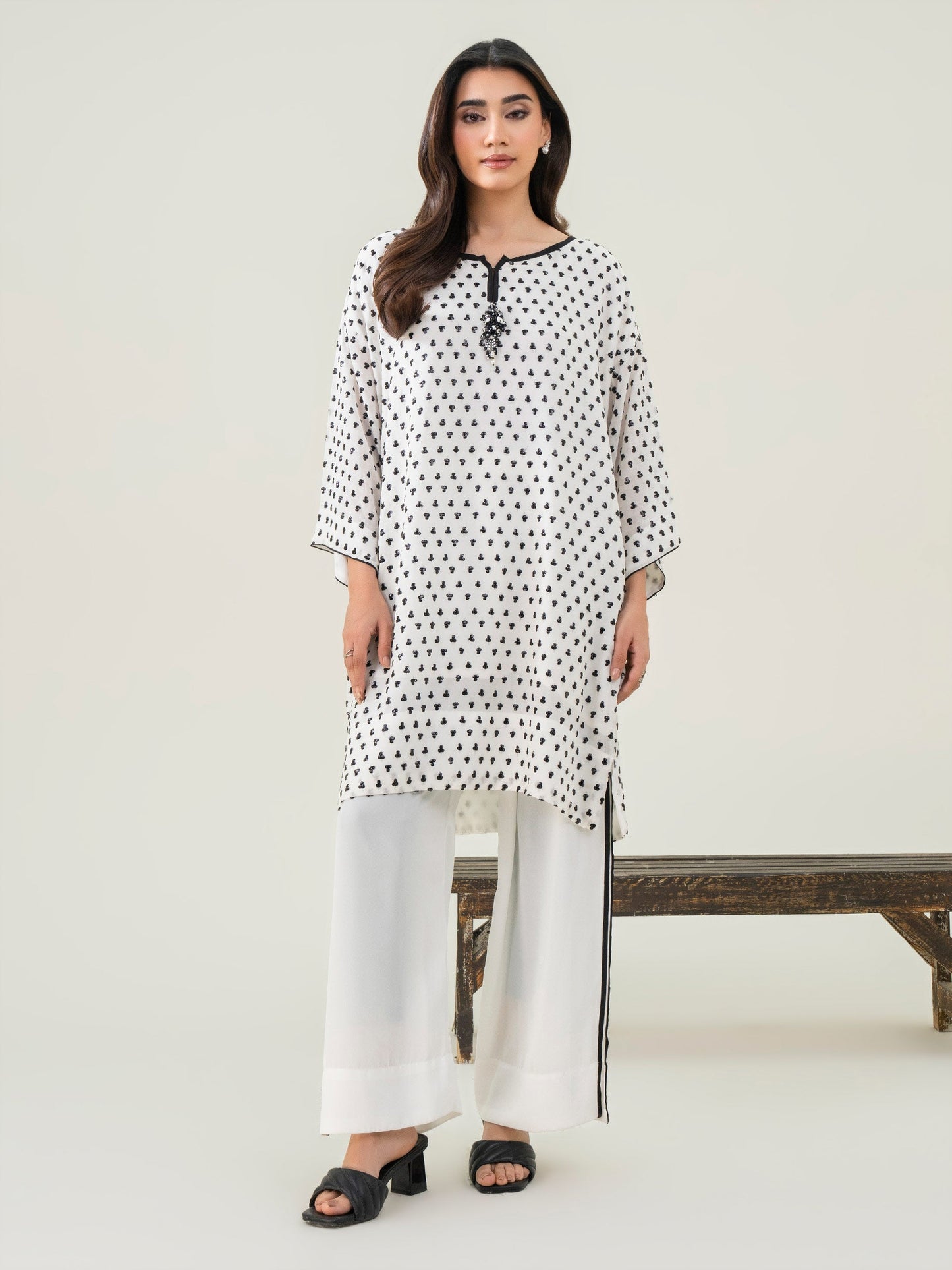 2 Piece Chiffon Suit-Printed (Pret)