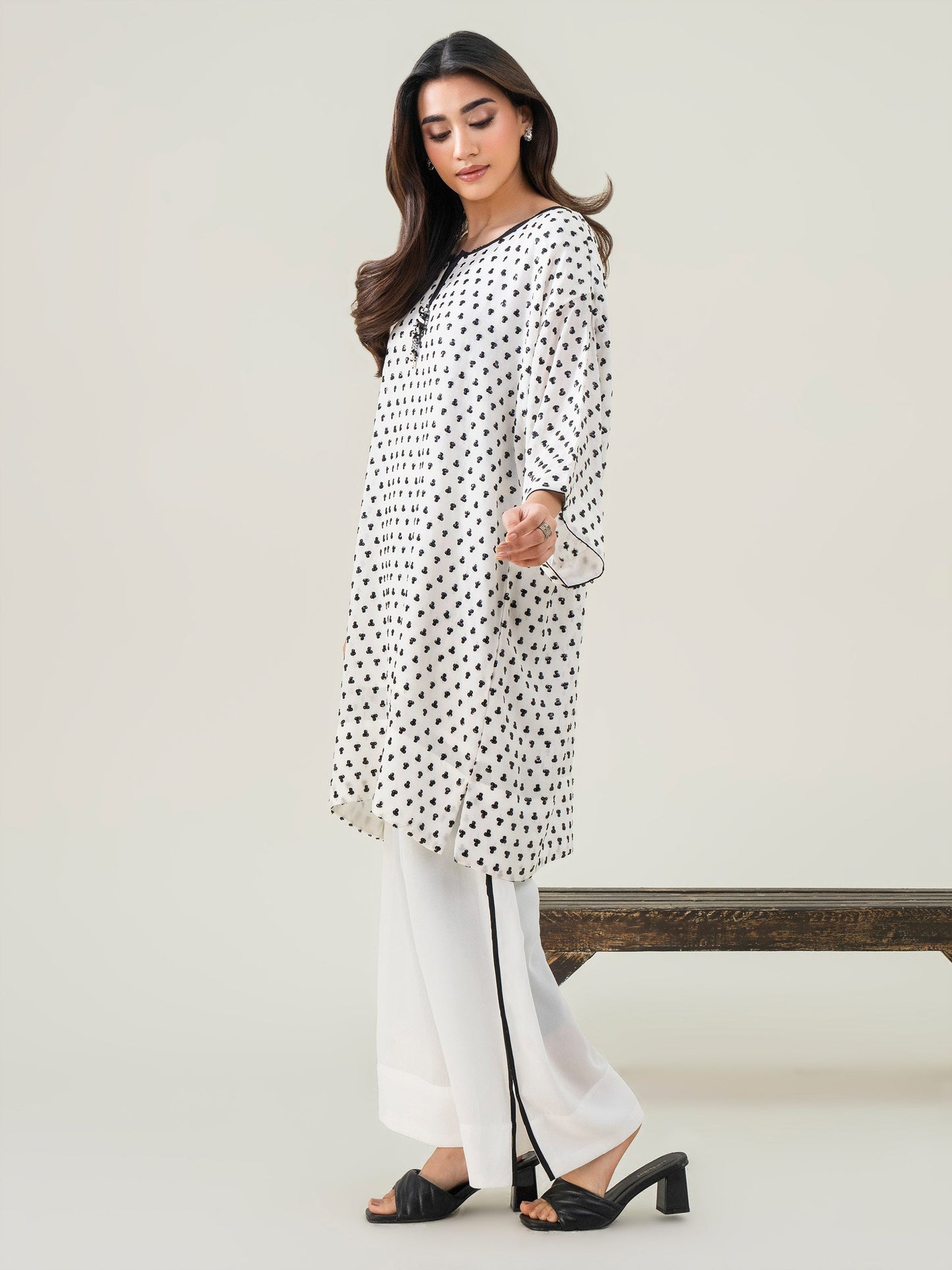 2 Piece Chiffon Suit-Printed (Pret)
