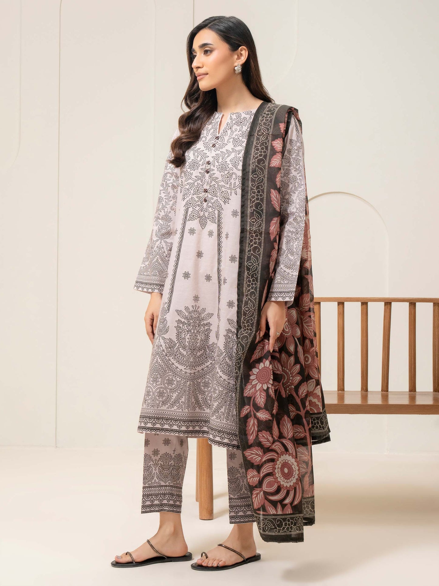 3 Piece Lawn Suit-Printed (Pret)