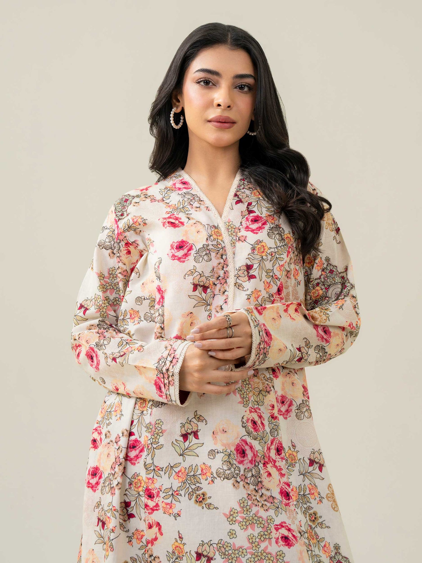 2 Piece Khaddar Suit-Printed (Pret)