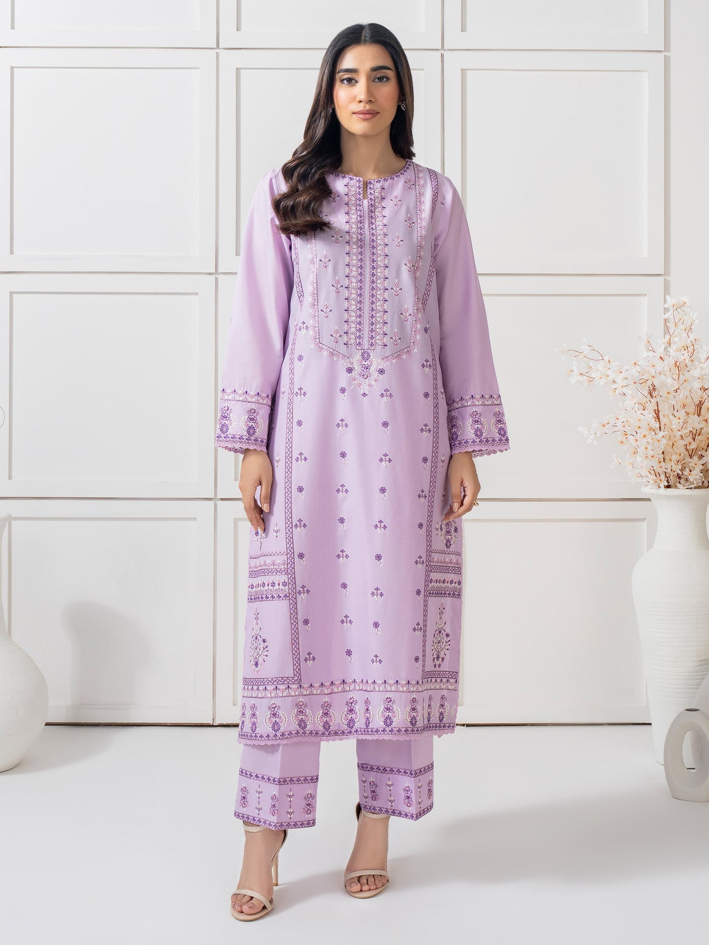 2 Piece Suit- Embroidered (Pret)