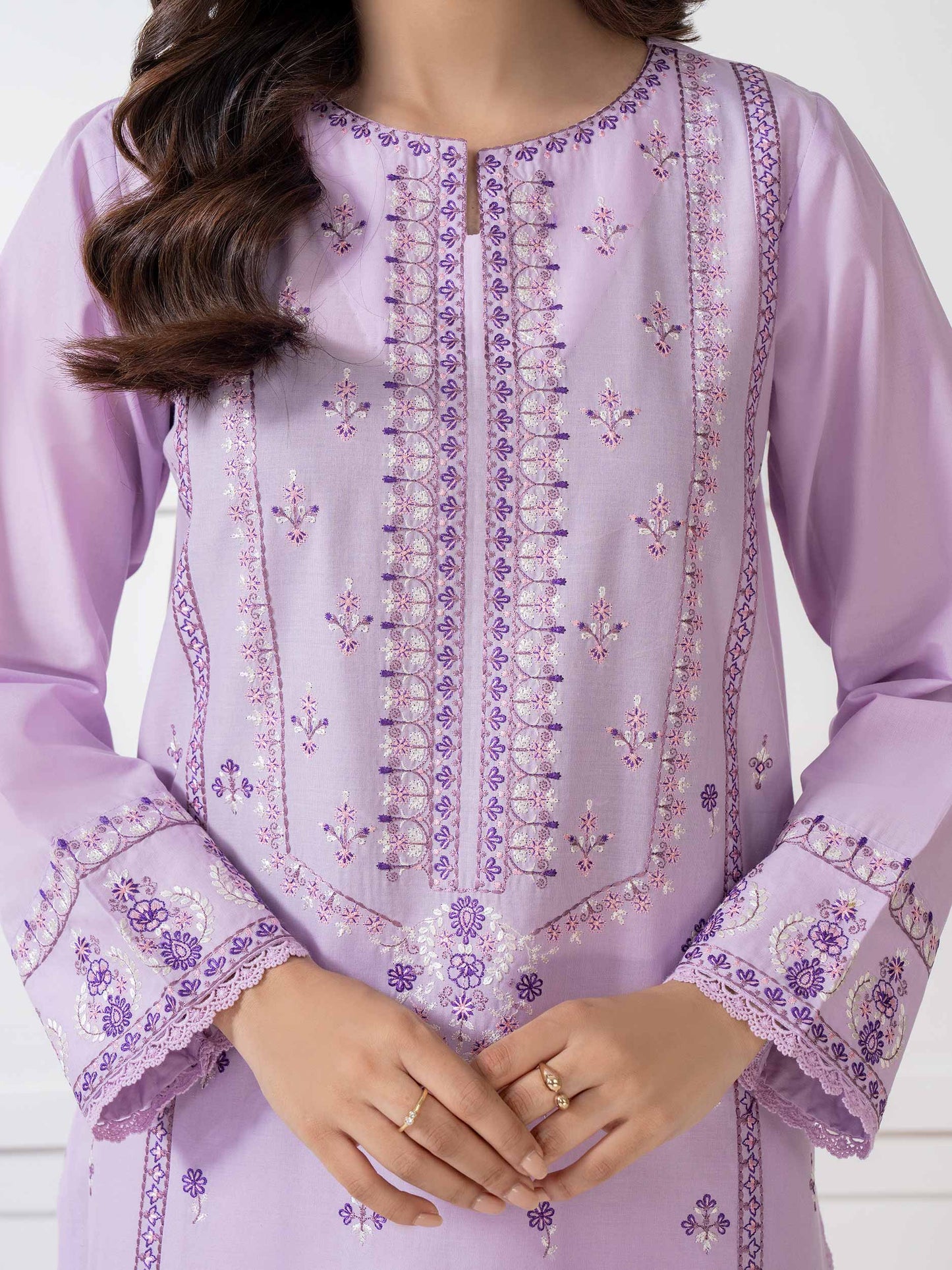 2 Piece Suit- Embroidered (Pret)