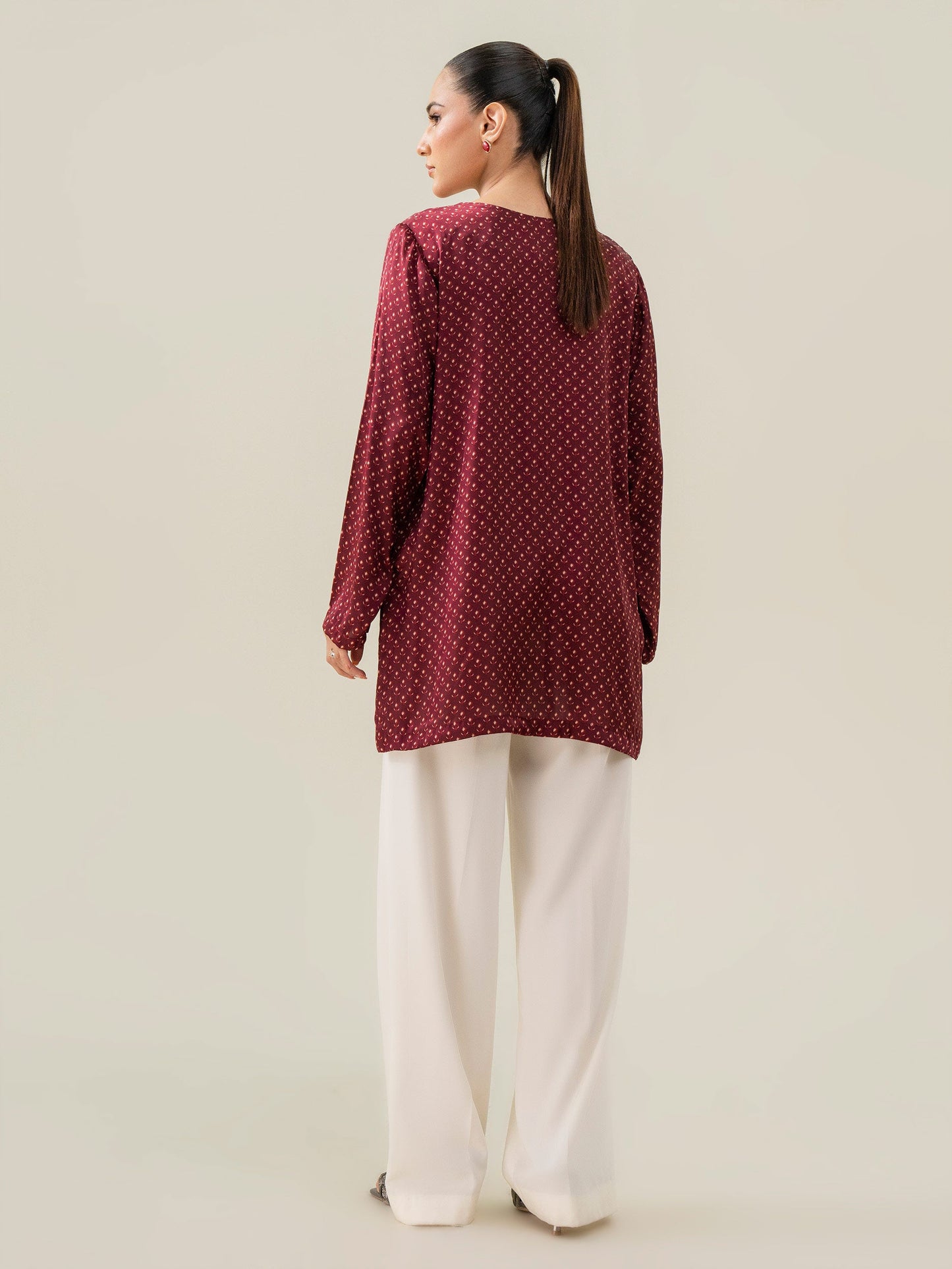 Embroidered Silk Top