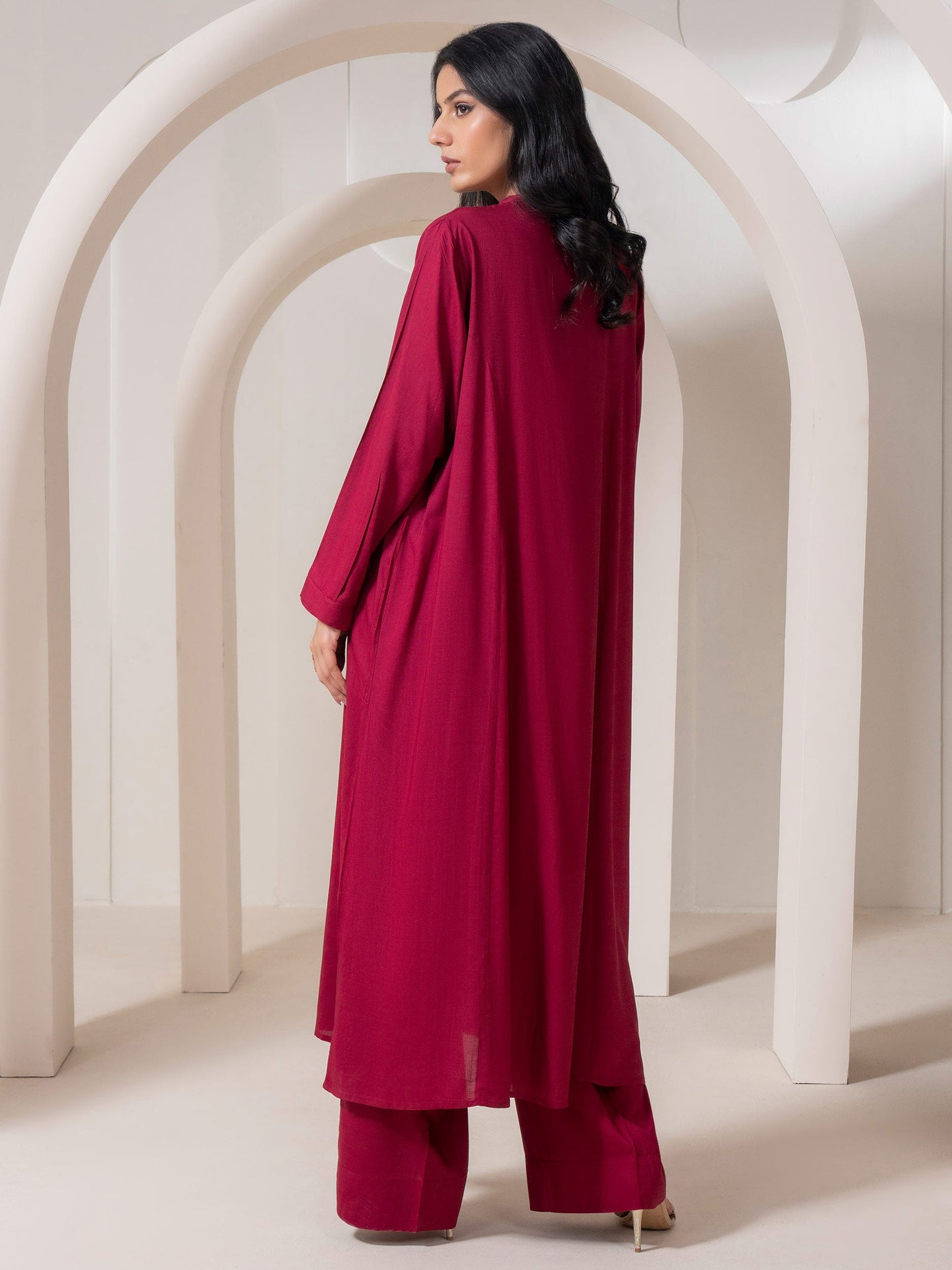 2 Piece Viscose Suit-Dyed (Pret)