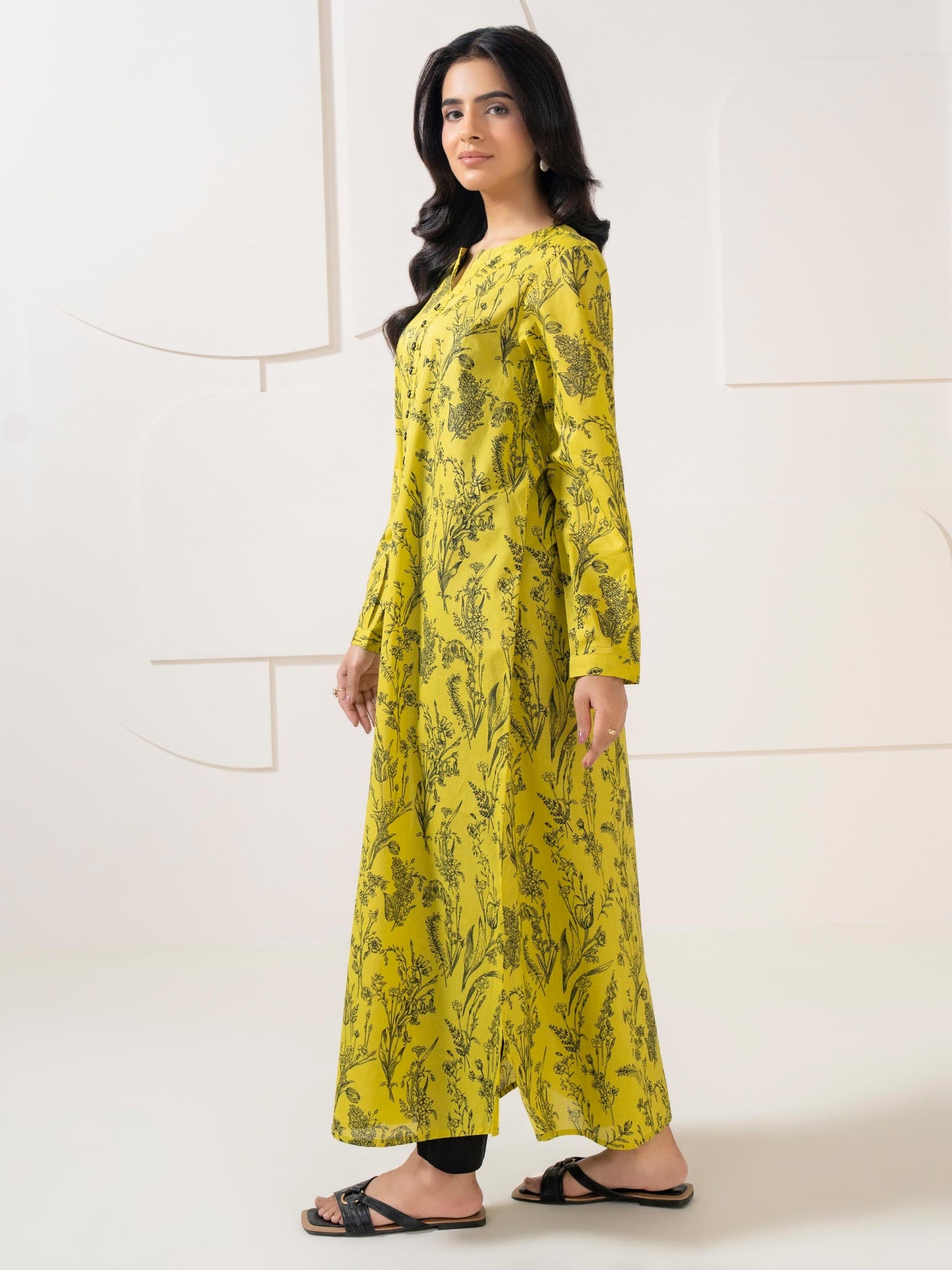 Lawn Shirt-Printed (Pret)