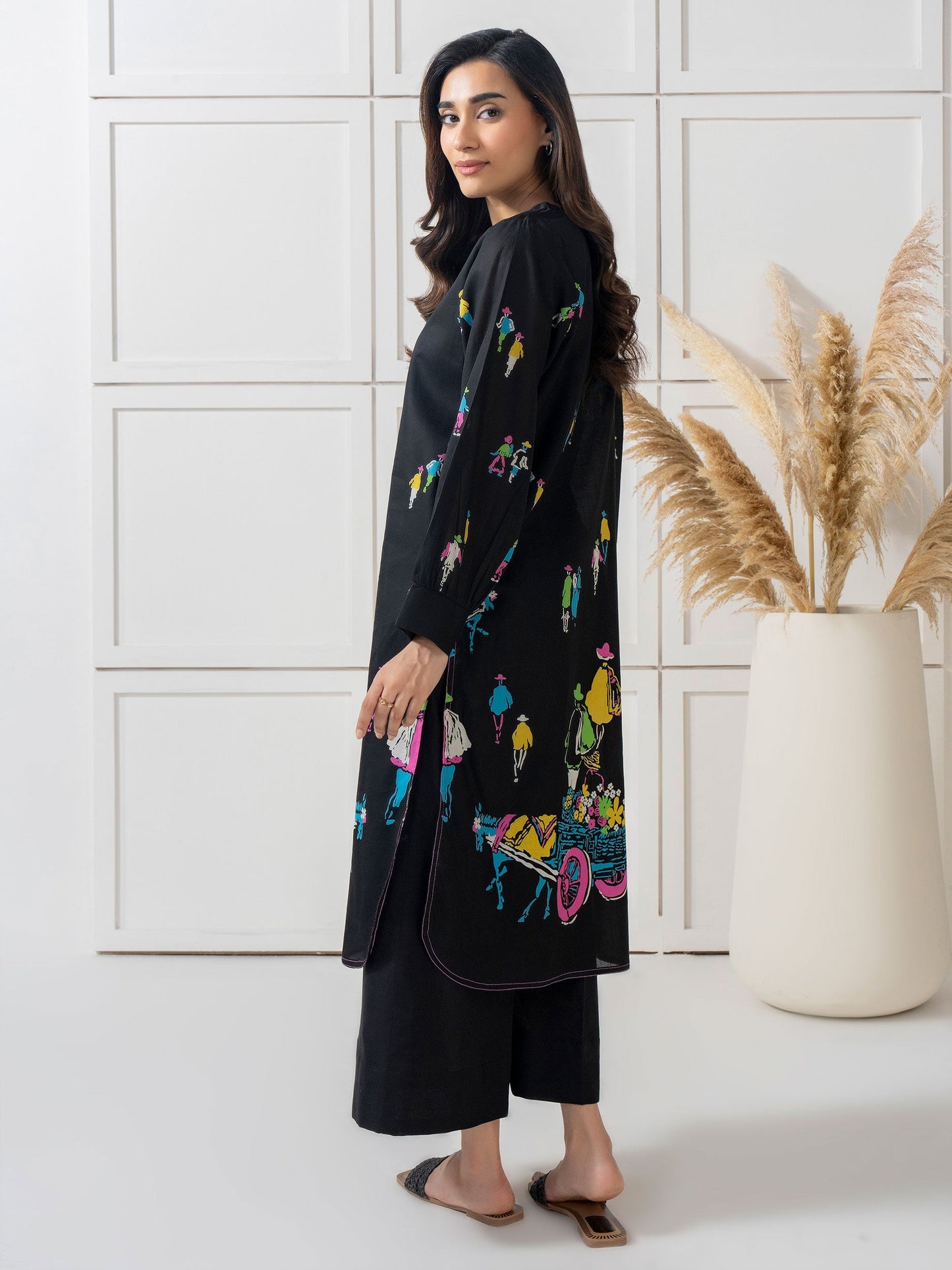 Lawn Shirt-Embroidered (Pret)