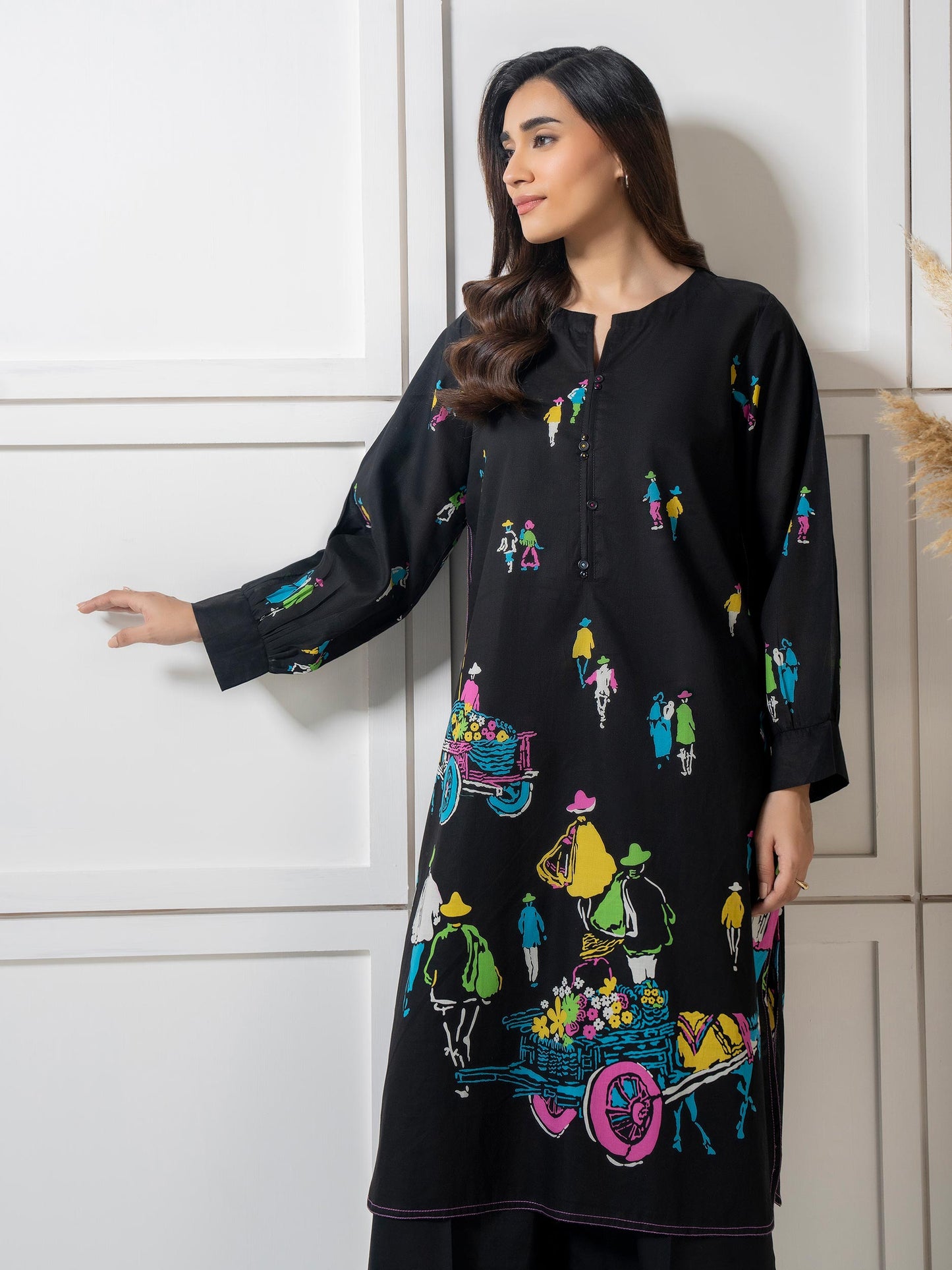 Lawn Shirt-Embroidered (Pret)