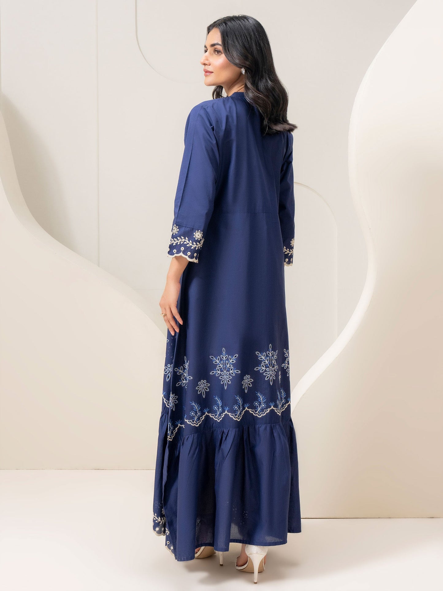 Embroidered Cambric Dress