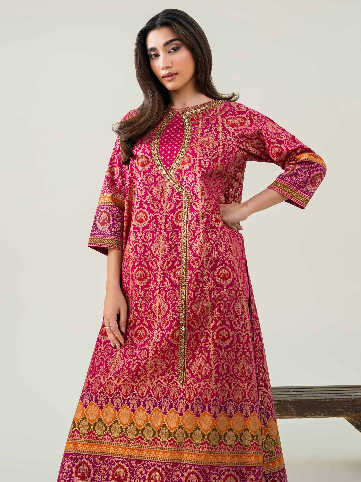 2 Piece Lawn Suit-Embellished (Pret)