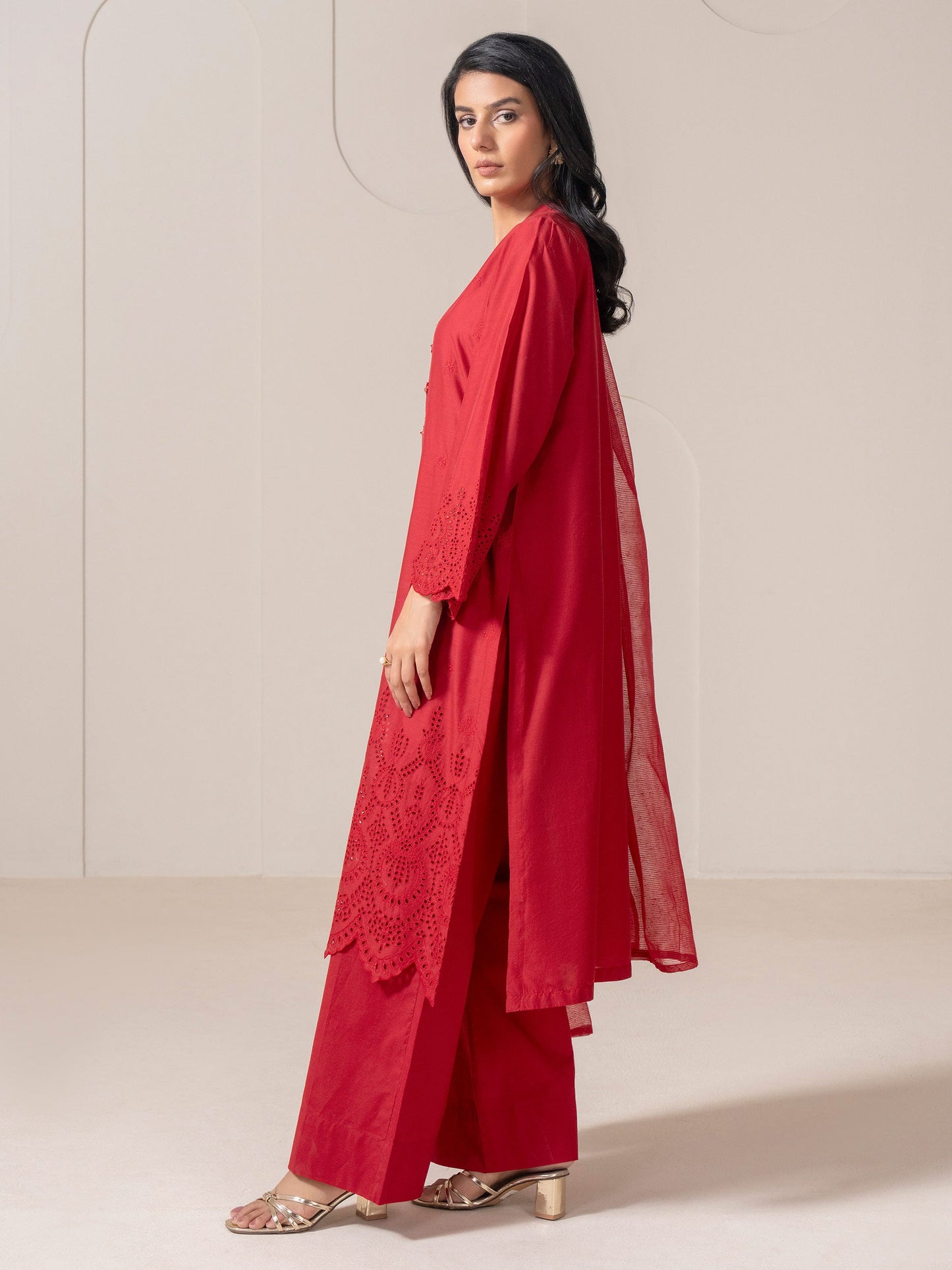 3 Piece Lawn Suit-Embroidered (Pret)
