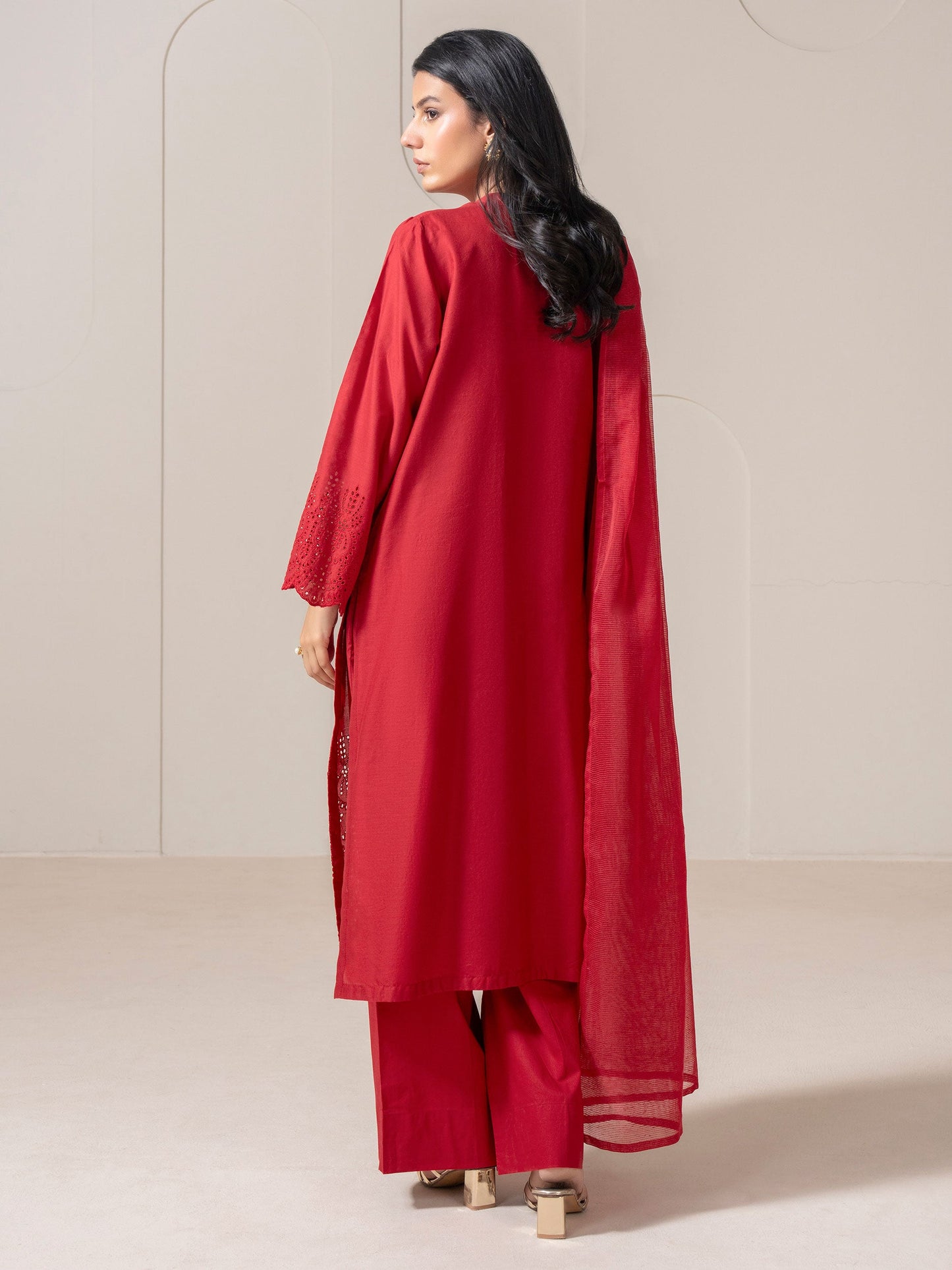 3 Piece Lawn Suit-Embroidered (Pret)