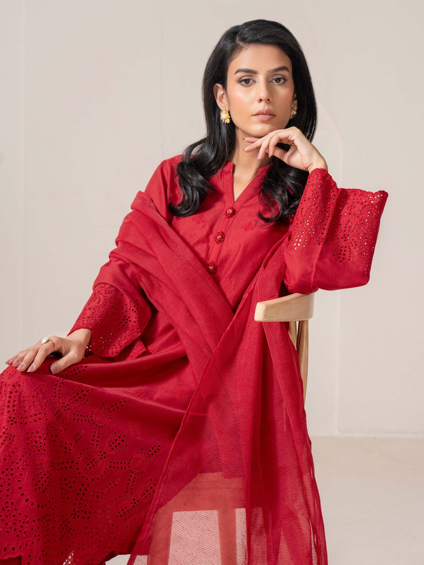 3 Piece Lawn Suit-Embroidered (Pret)