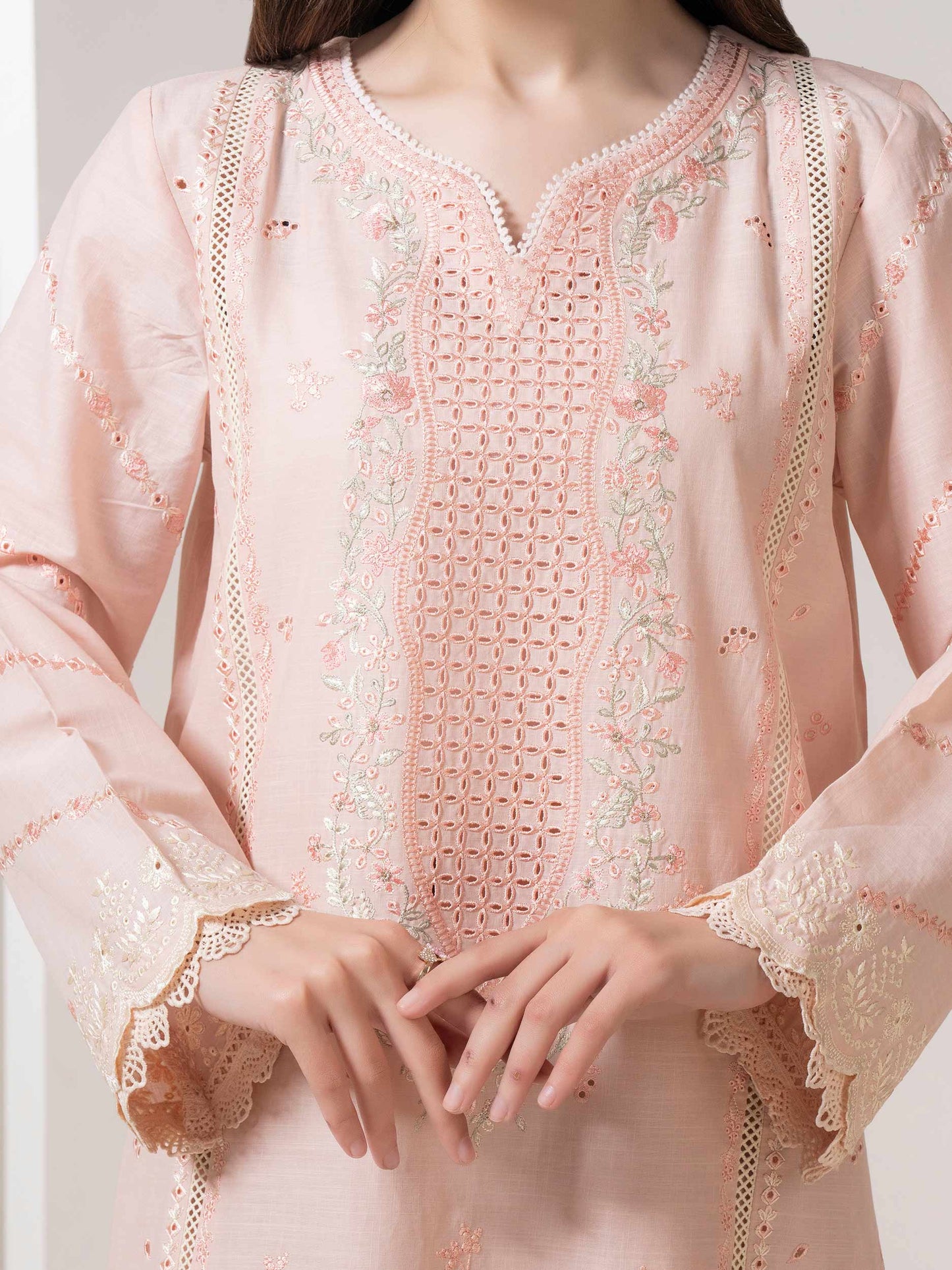 2 Piece Lawn Suit-Embroidered (Pret)