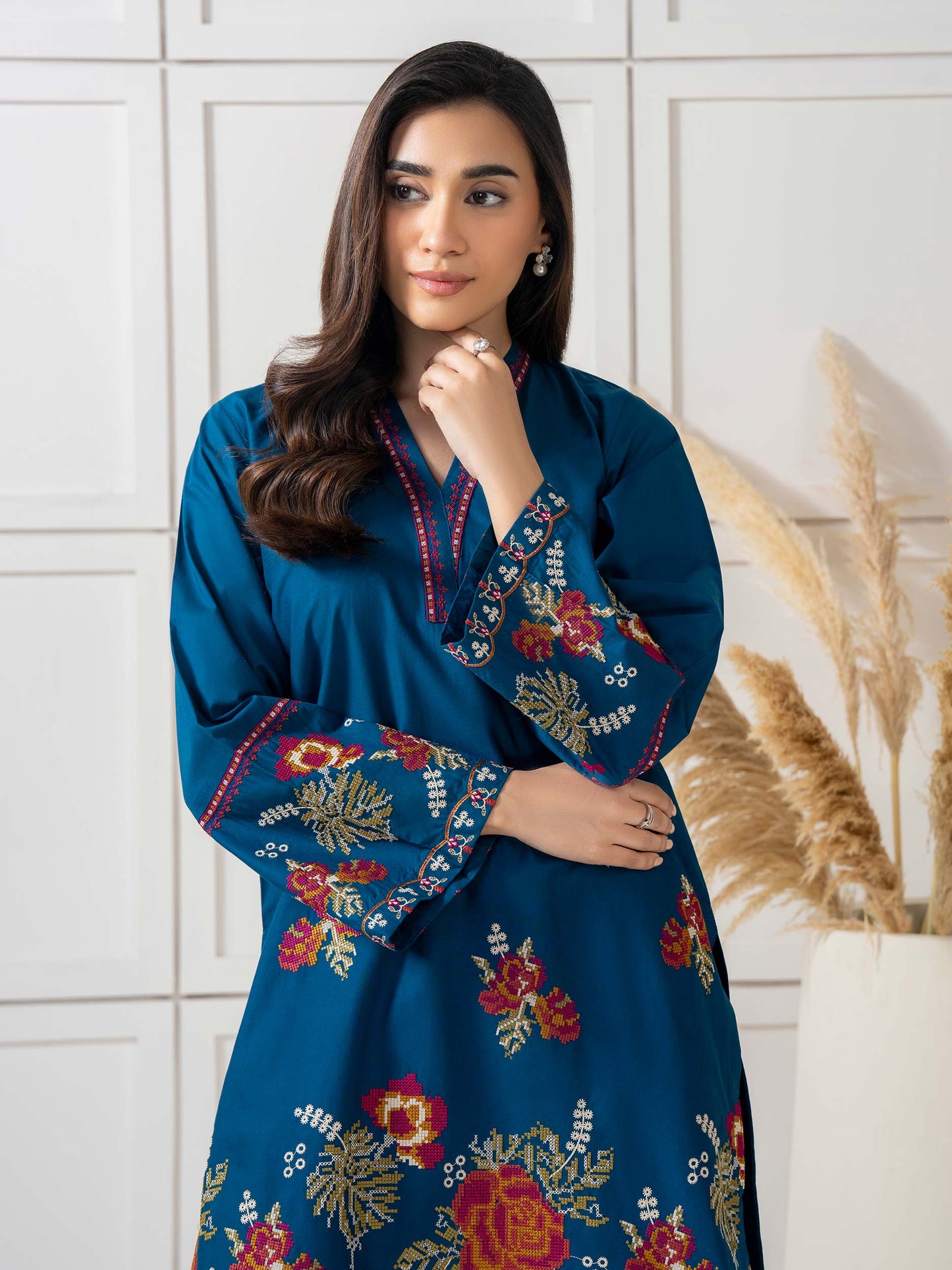 2 Piece Suit- Embroidered (Pret)